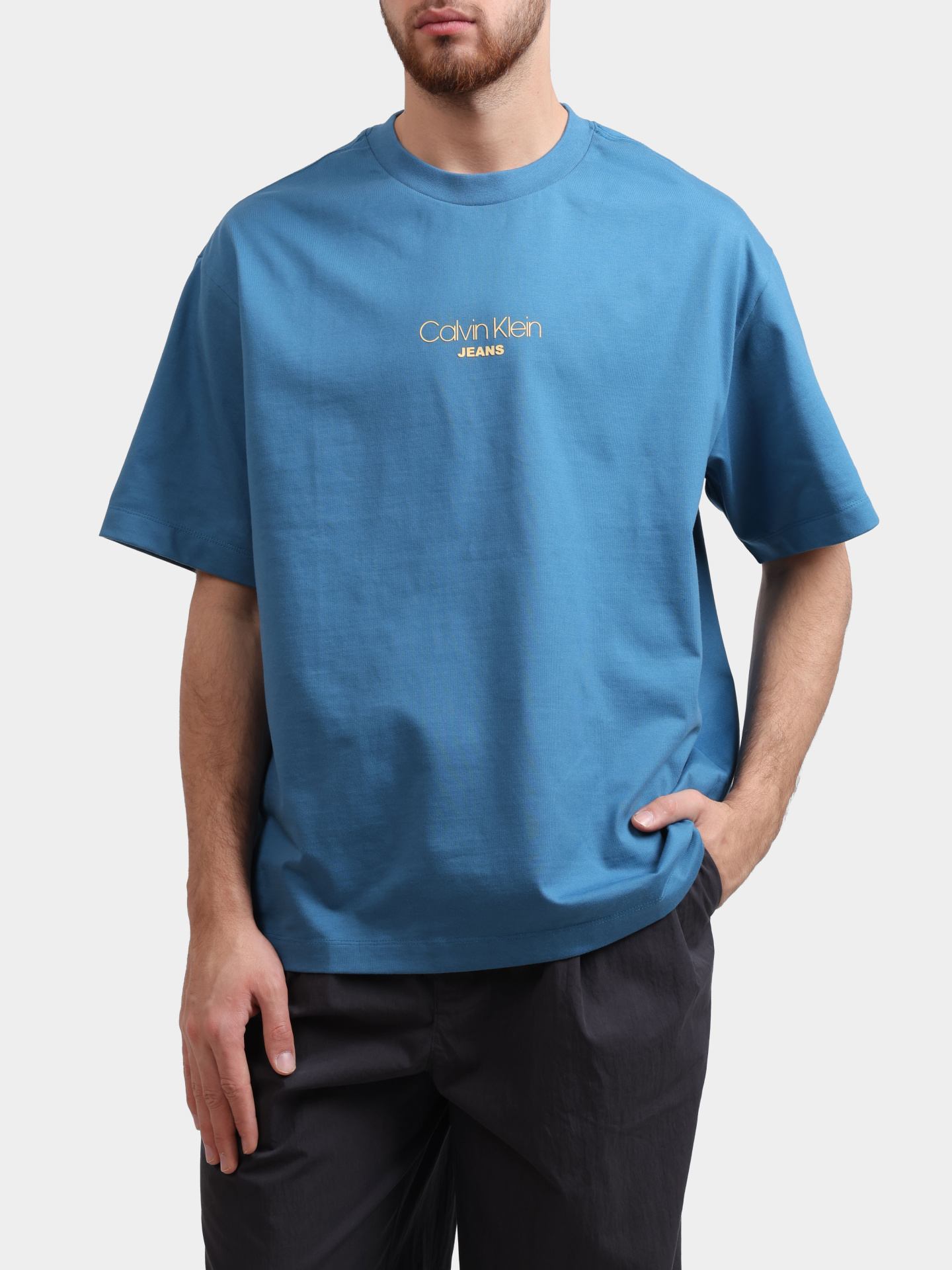 Футболка Calvin Klein Jeans LV04RC851G CCY хлопковая мужская — купить в интернет-магазине Verdistore