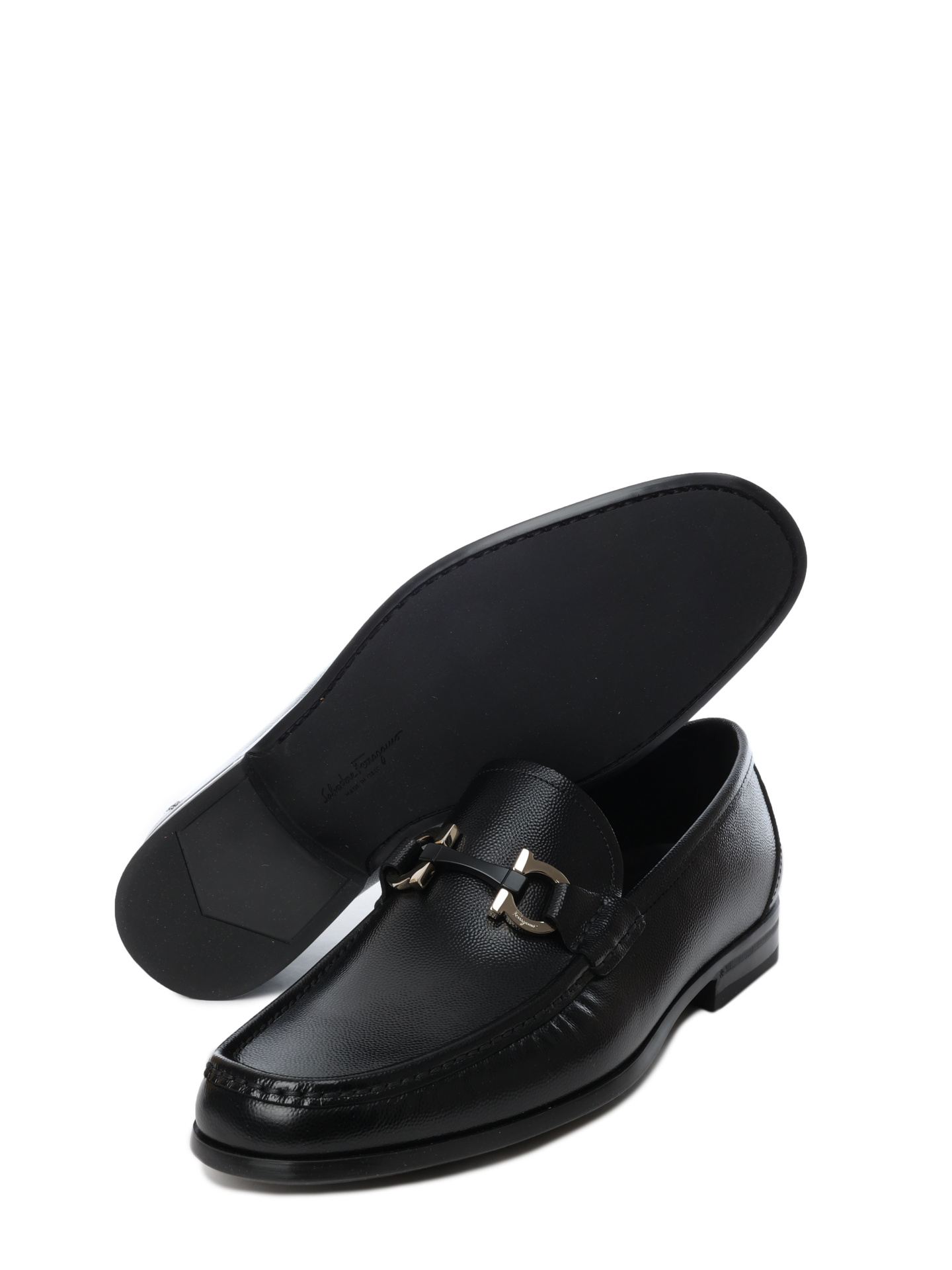 Мокасины 029457769880 кожаные с металлической пряжкой — купить в интернет-магазине Verdistore