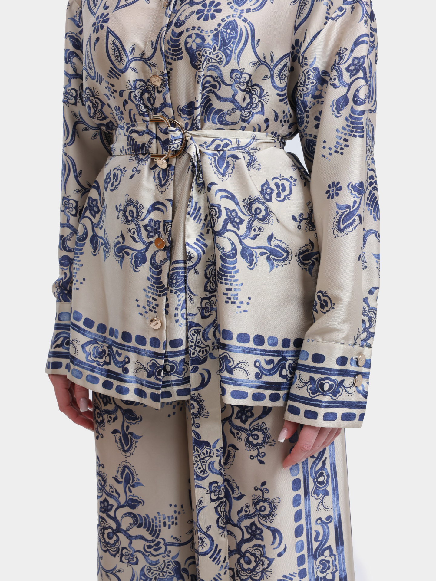 Блуза Liu-Jo BLACK LABEL CA6229 TS555 P9652 женская с цветочным принтом — купить в интернет-магазине Verdistore