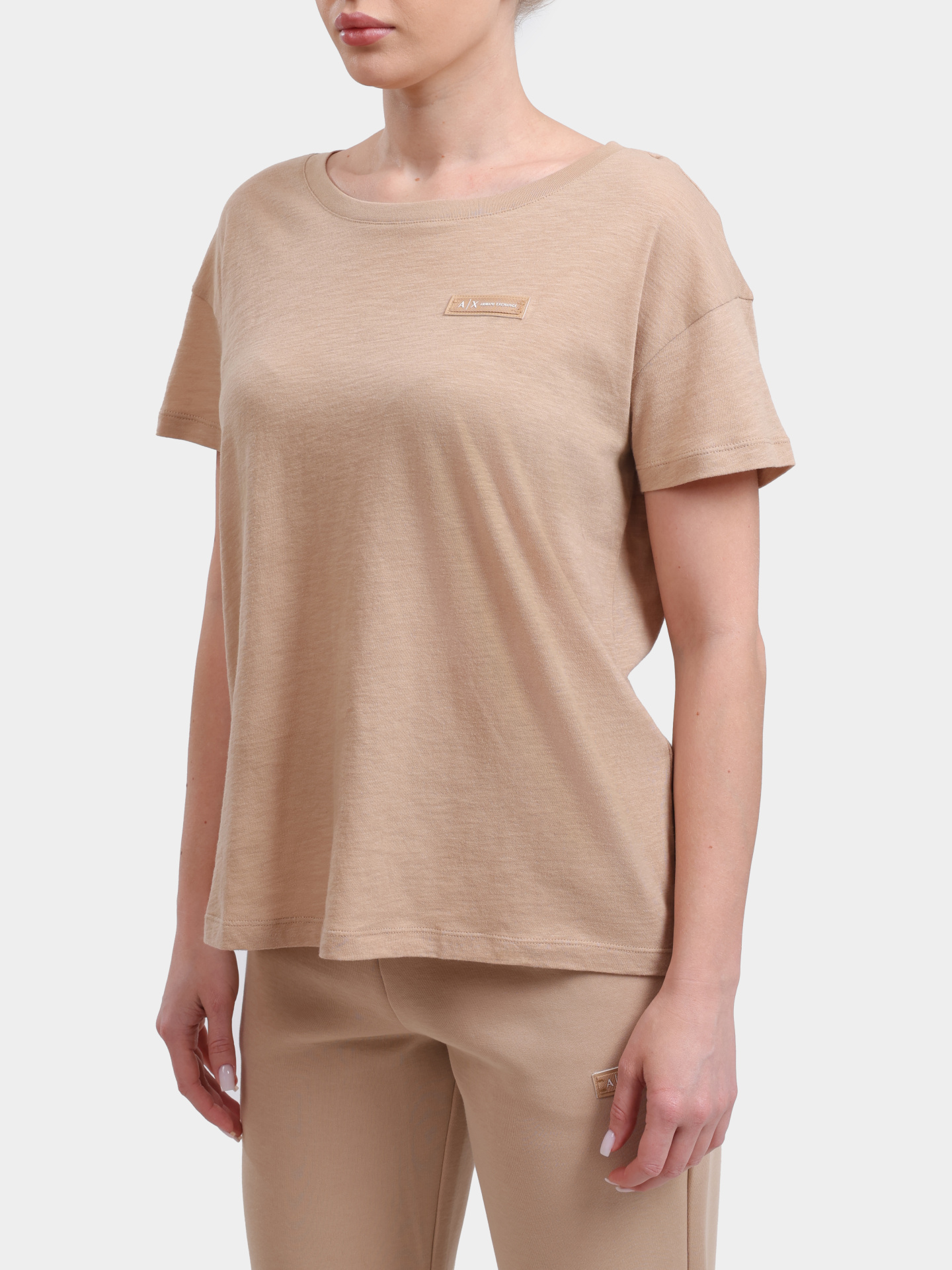 Футболка Armani Exchange XW001363 AF16296 U1051 хлопковая женская — купить в интернет-магазине Verdistore