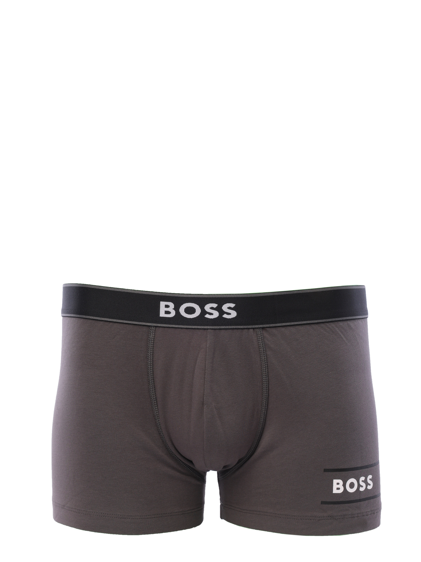 Трусы Boss 50508755 032 серые мужские с логотипом — купить в интернет-магазине Verdistore