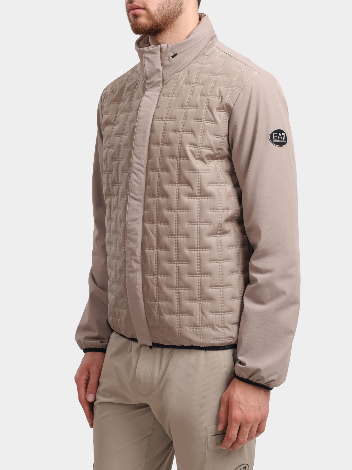 Куртка EA7 7M001295 AF21441 U6167 бежевая мужская — купить в интернет-магазине Verdistore