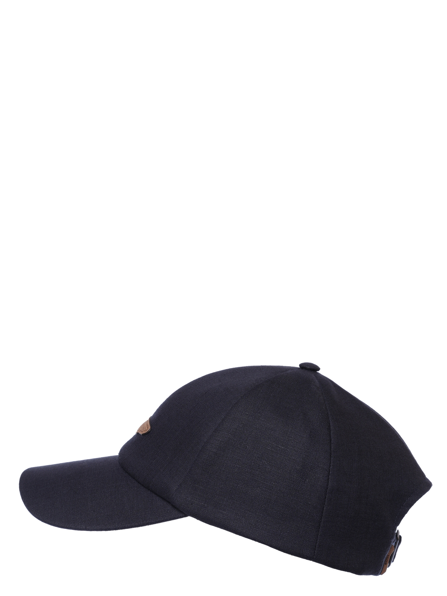 Бейсболка Boss 50541874 404 темно-синяя мужская из льна — купить в интернет-магазине Verdistore