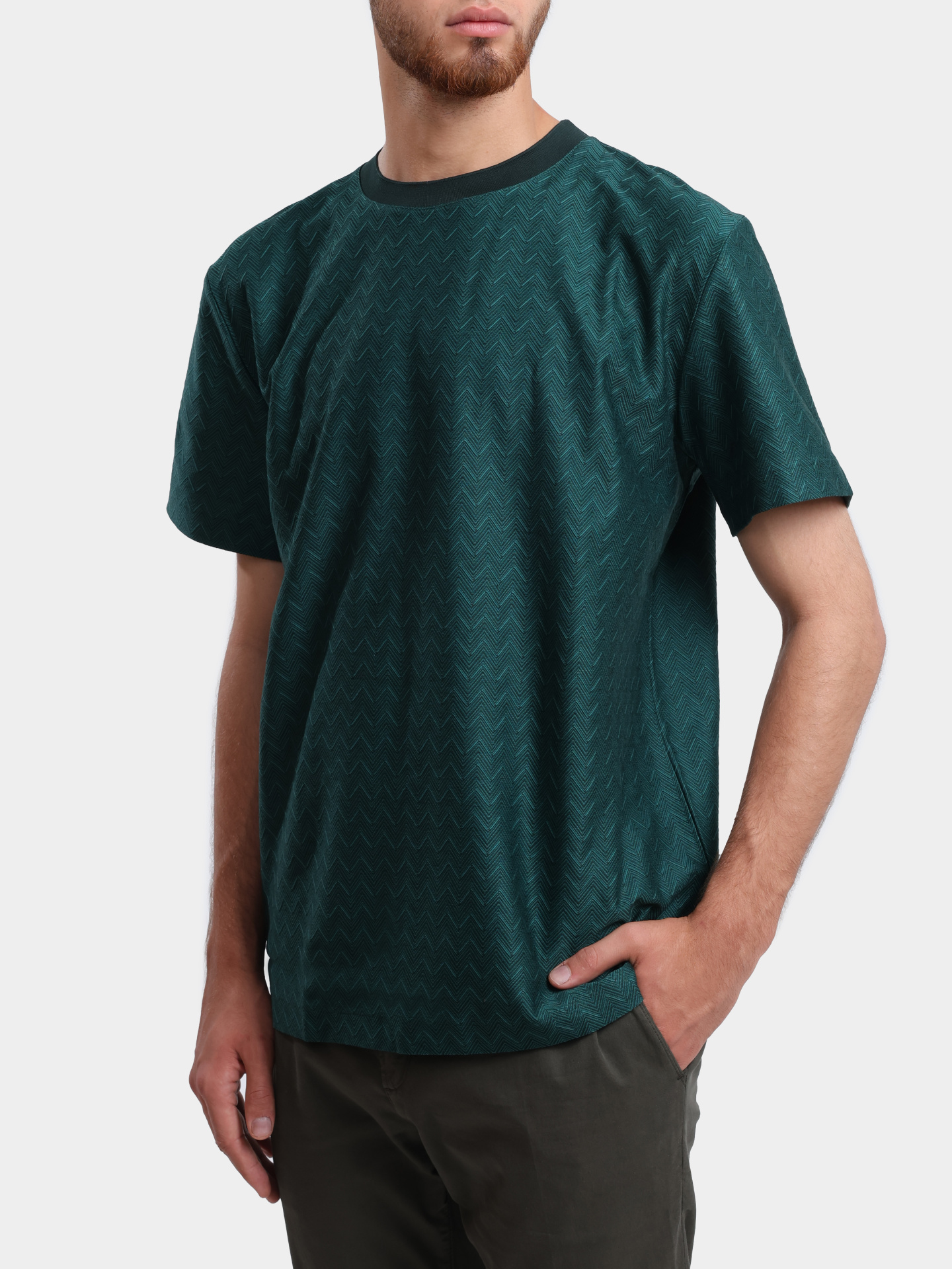 Футболка MISSONI US25SL09 BJ00LJ S6147 хлопковая мужская — купить в интернет-магазине Verdistore