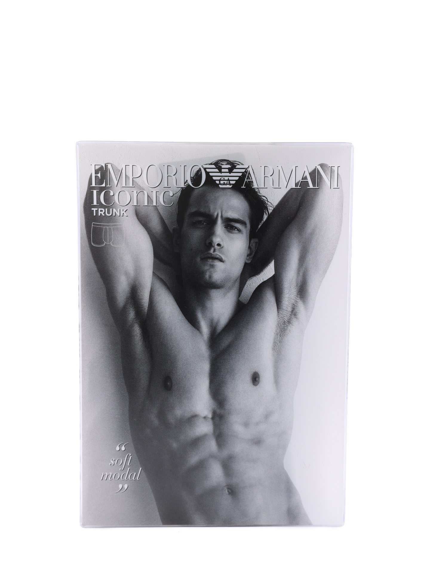 Трусы цвета индиго с логотипом на поясе-резинке — купить в интернет-магазине Verdistore