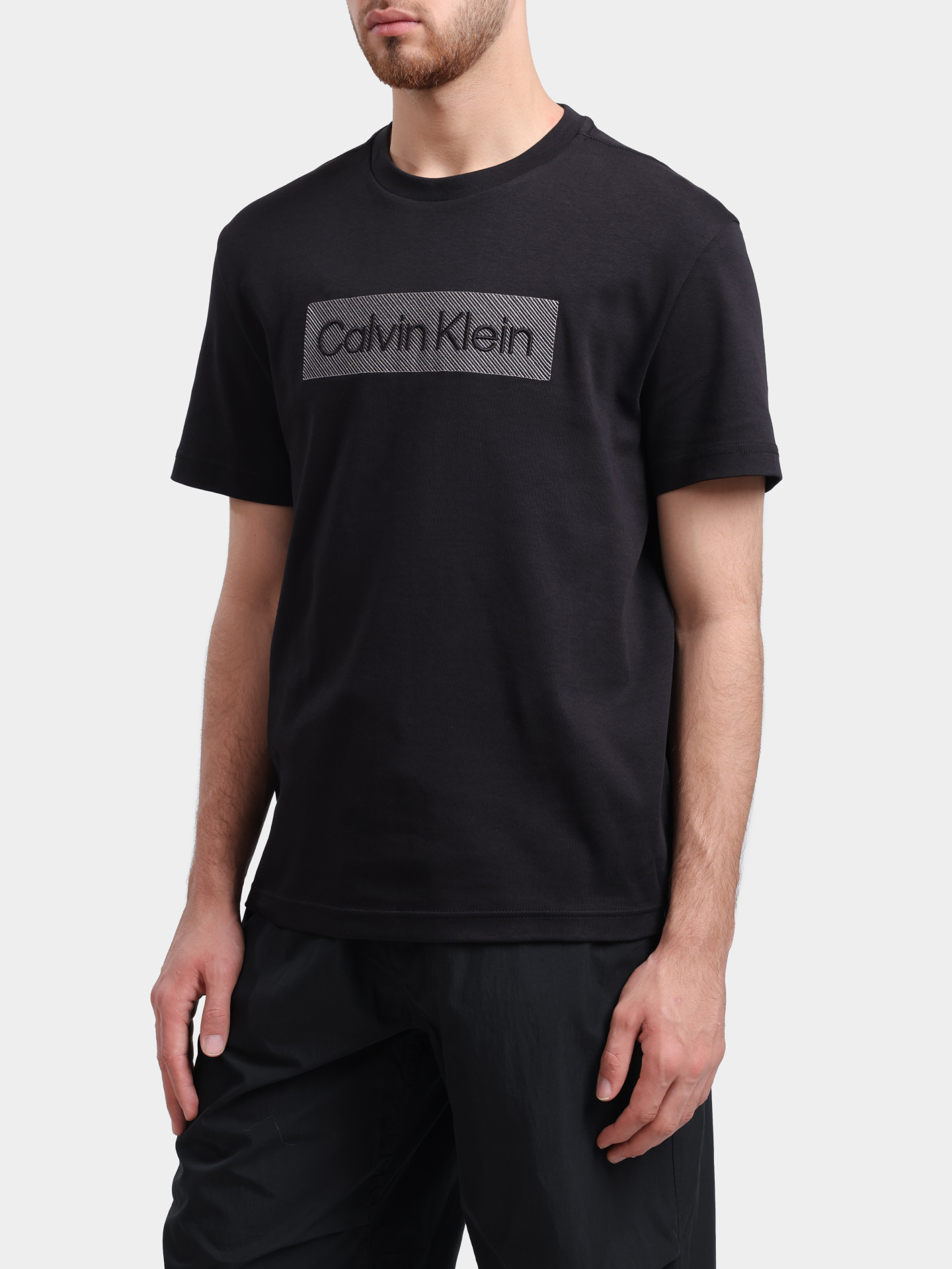 Футболка Calvin Klein K10K112491 BEH хлопковая мужская — купить в интернет-магазине Verdistore