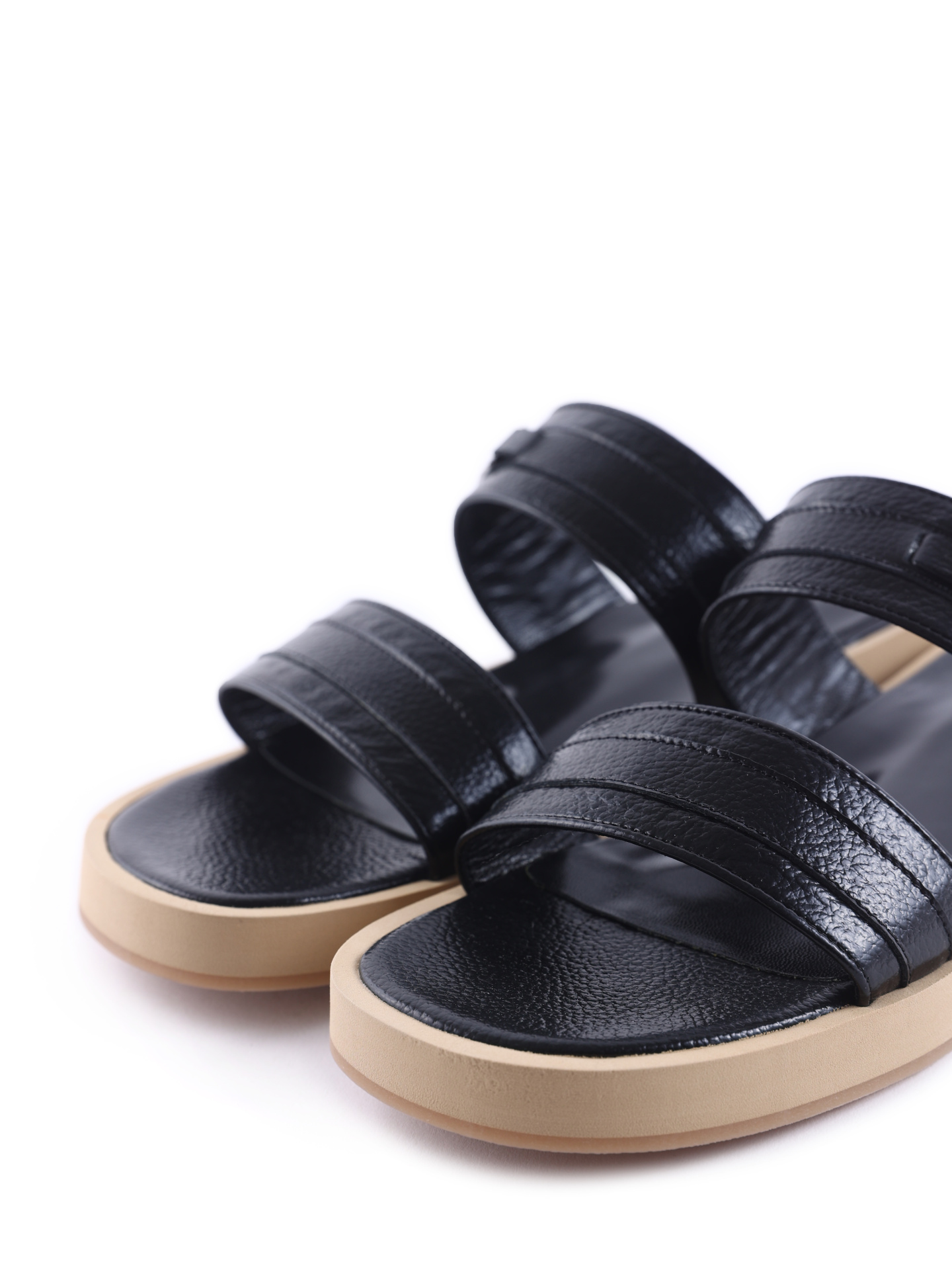 Сандалии By Far 22CRESBLGG BL кожаные женские — купить в интернет-магазине Verdistore