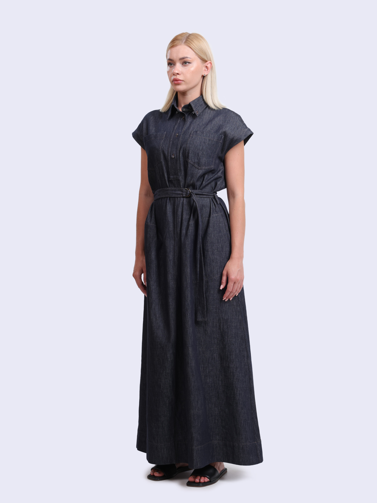 Платье Brunello Cucinelli MB125AHA92 C001 джинсовое женское — купить в интернет-магазине Verdistore