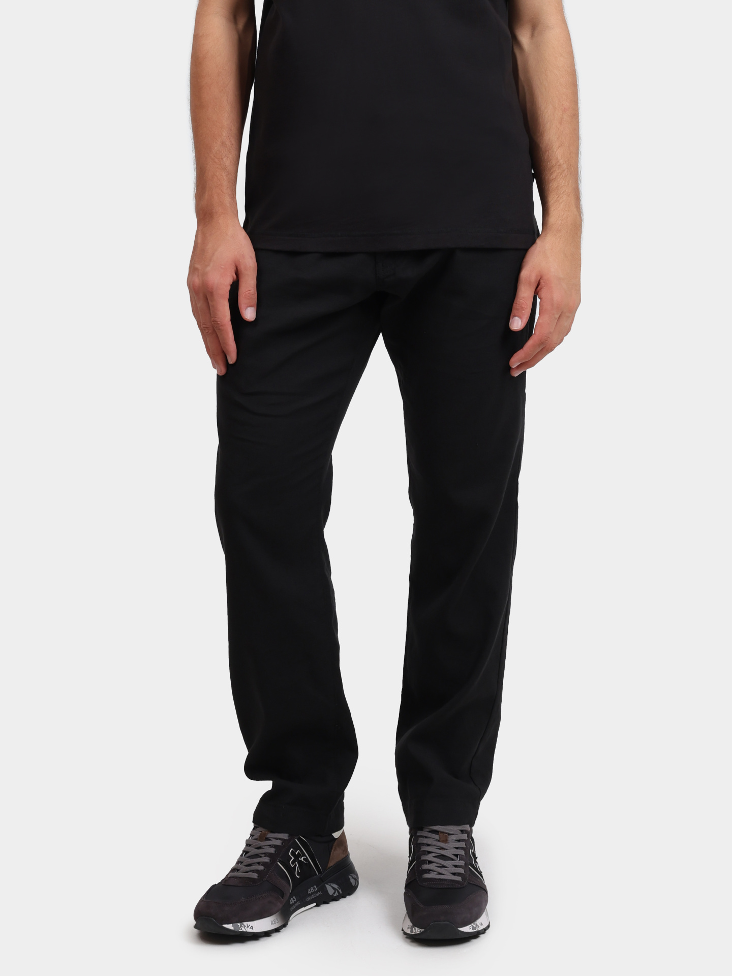 Брюки Boss 10270448 01 50536881 001 черные мужские — купить в интернет-магазине Verdistore