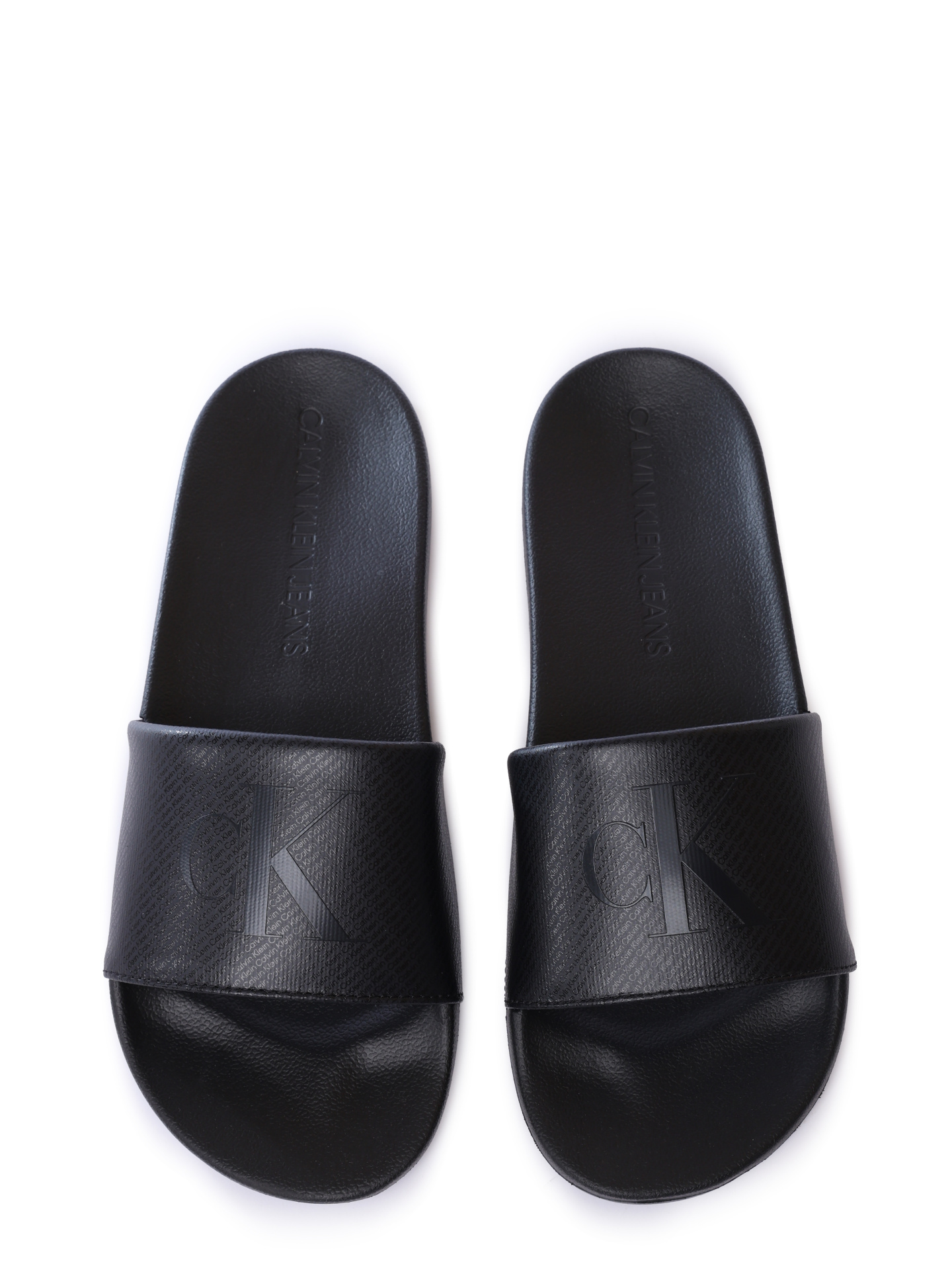 Шлепанцы Calvin Klein YM0YM01269 0GJ черные мужские — купить в интернет-магазине Verdistore