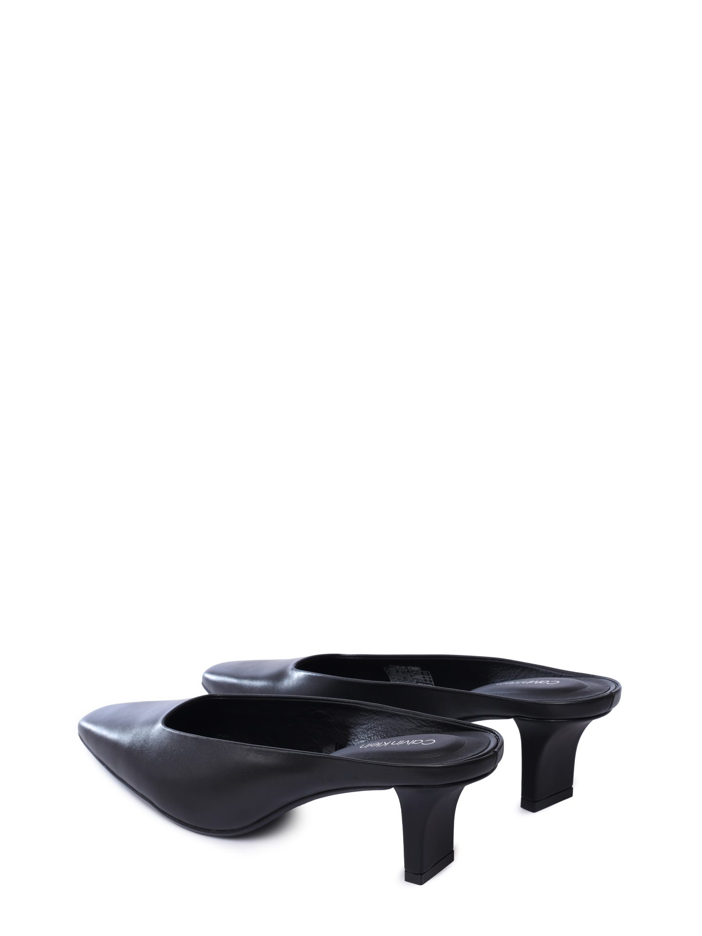 Мюли Calvin Klein HW0HW02332 кожаные женские — купить в интернет-магазине Verdistore