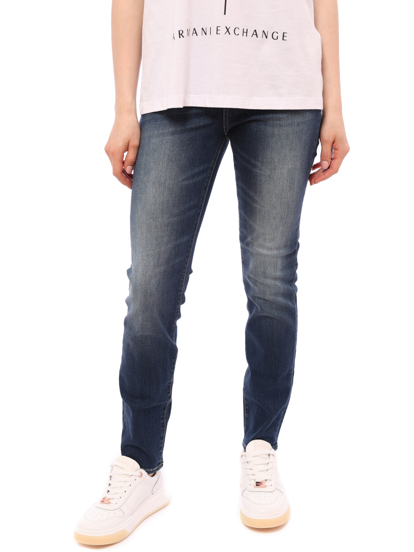 Джинсы Armani Exchange J24 синие женские — купить в интернет-магазине Verdistore