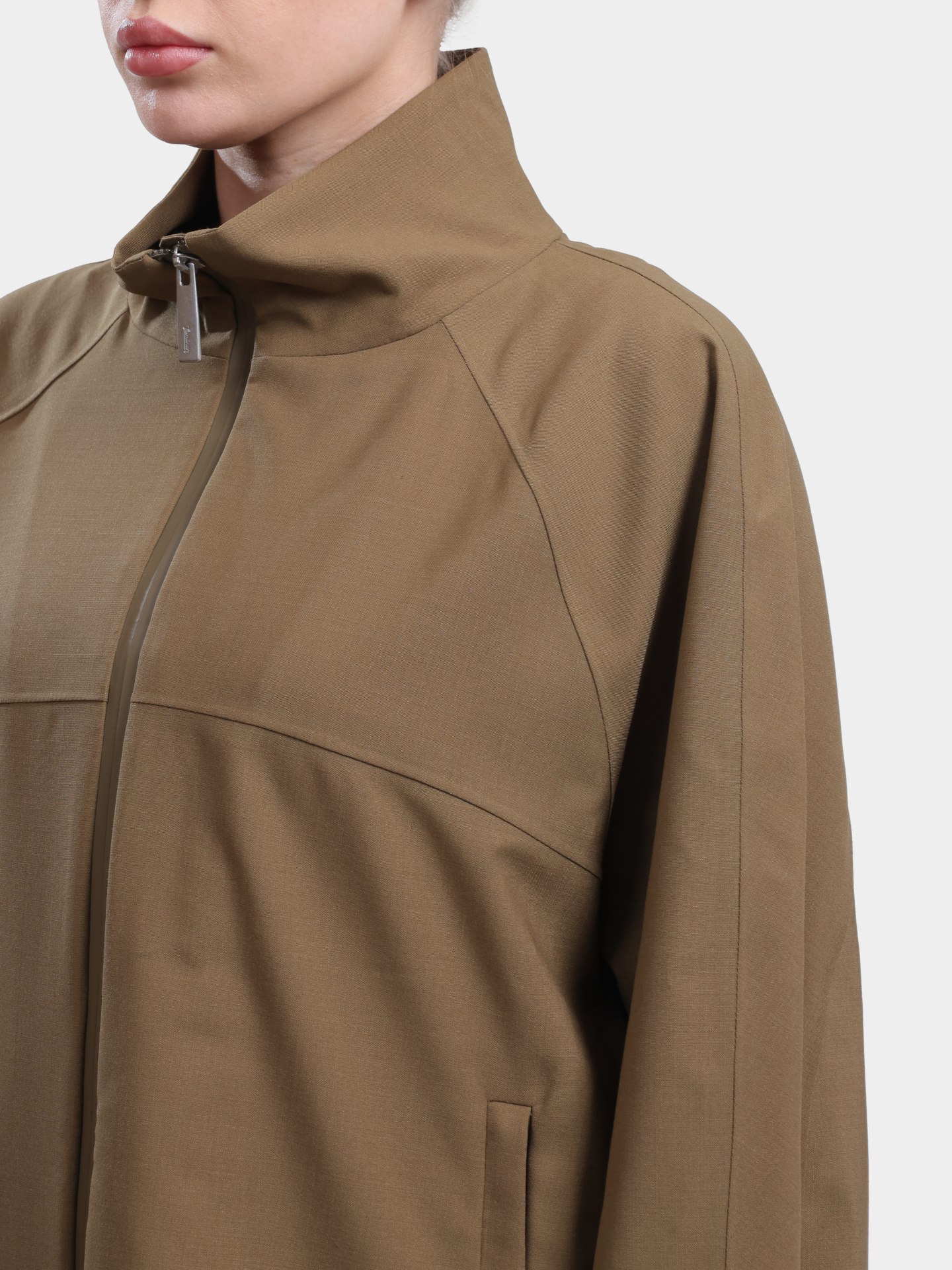 Мастерка Herno Laminar GI00146DL 12847 7305 хаки женская — купить в интернет-магазине Verdistore