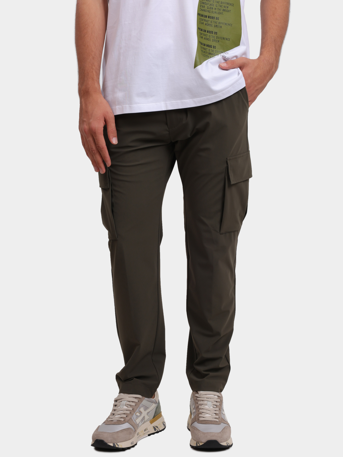 Брюки-карго PMDS P4176 NEW JOHN 568 0050 хаки мужские — купить в интернет-магазине Verdistore