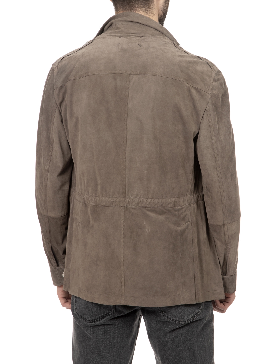 Куртка Brunello Cucinelli MPCLB1723 C7576 светло-коричневая мужская из замши — купить в интернет-магазине Verdistore