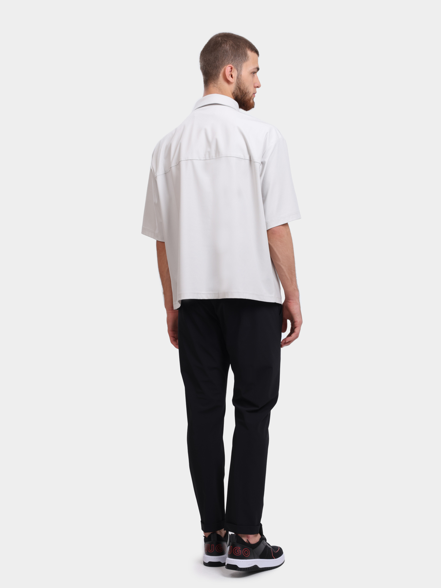 Рубашка Calvin Klein Jeans J30J325337 PC8 светло-серая мужская — купить в интернет-магазине Verdistore
