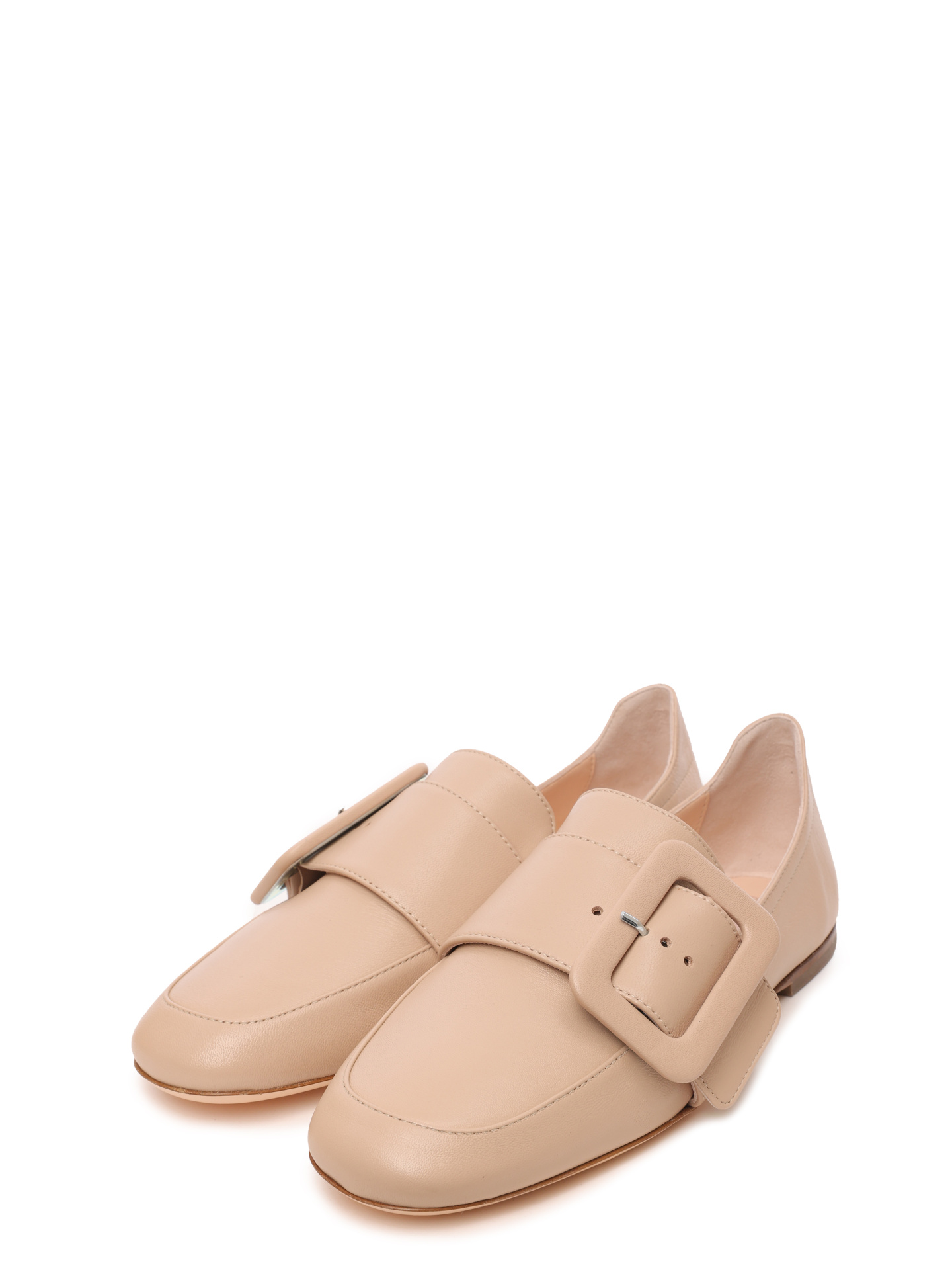 Балетки AGL D834063PCSOFTY 0551 светло-бежевые женские с пряжкой — купить в интернет-магазине Verdistore