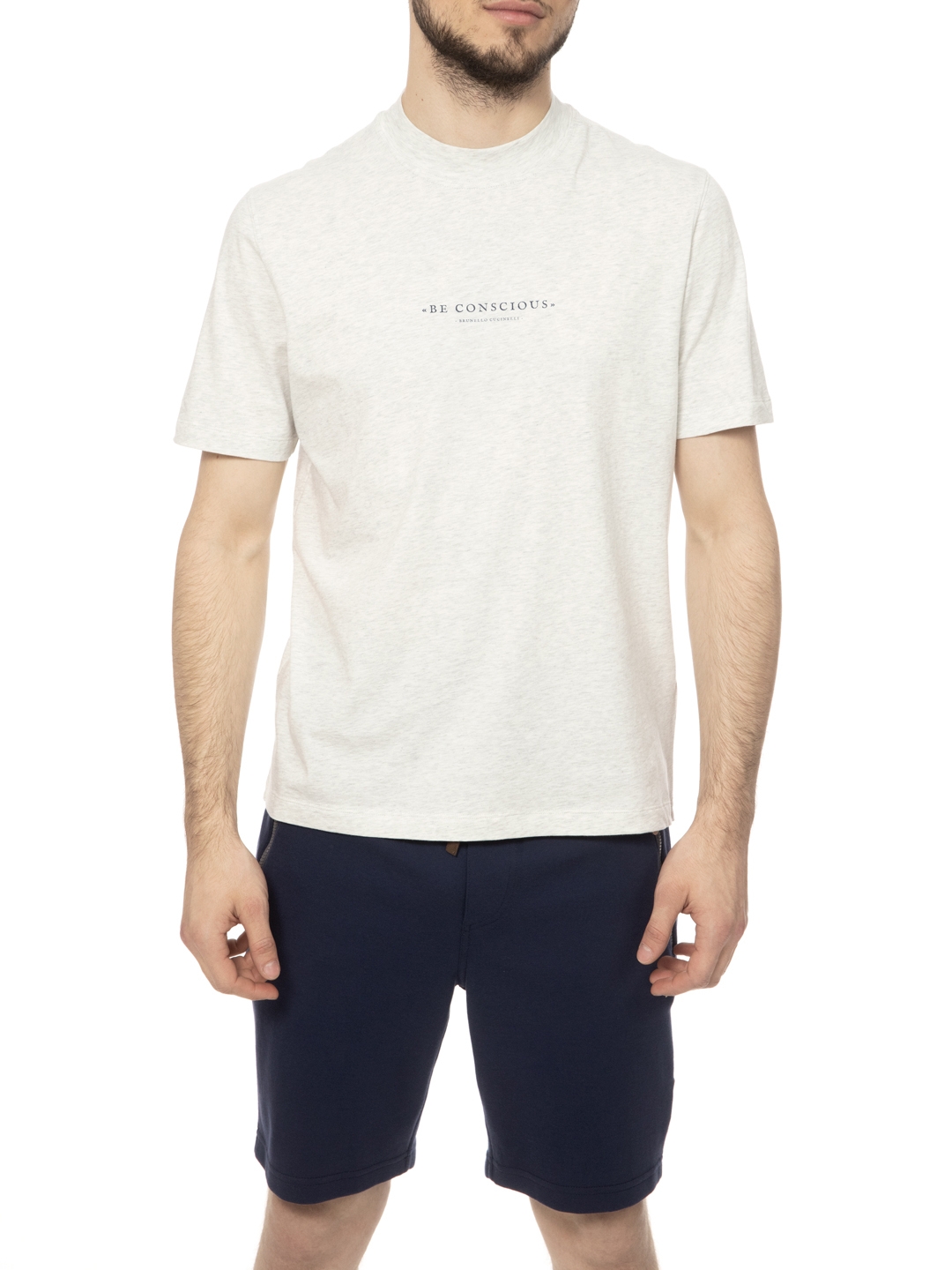 Шорты Brunello Cucinelli MOT043242G хлопковые мужские — купить в интернет-магазине Verdistore