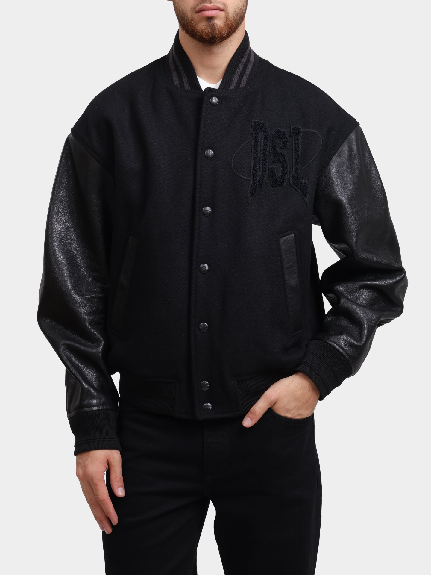 Бомбер Diesel A144140LHAL9XXA комбинированный мужской — купить в интернет-магазине Verdistore