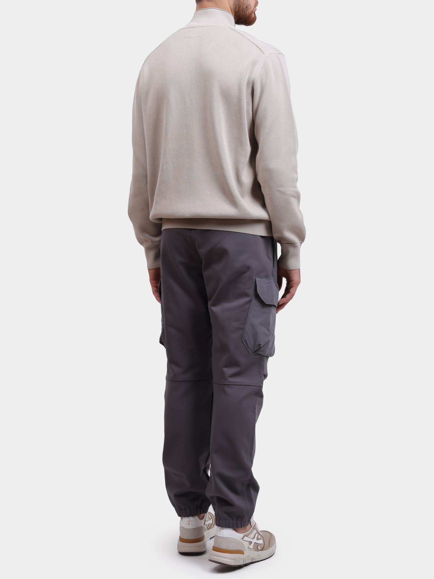 Свитер Parajumpers RK05 BASIC SCOE 772 кремового цвета мужской  — купить в интернет-магазине Verdistore