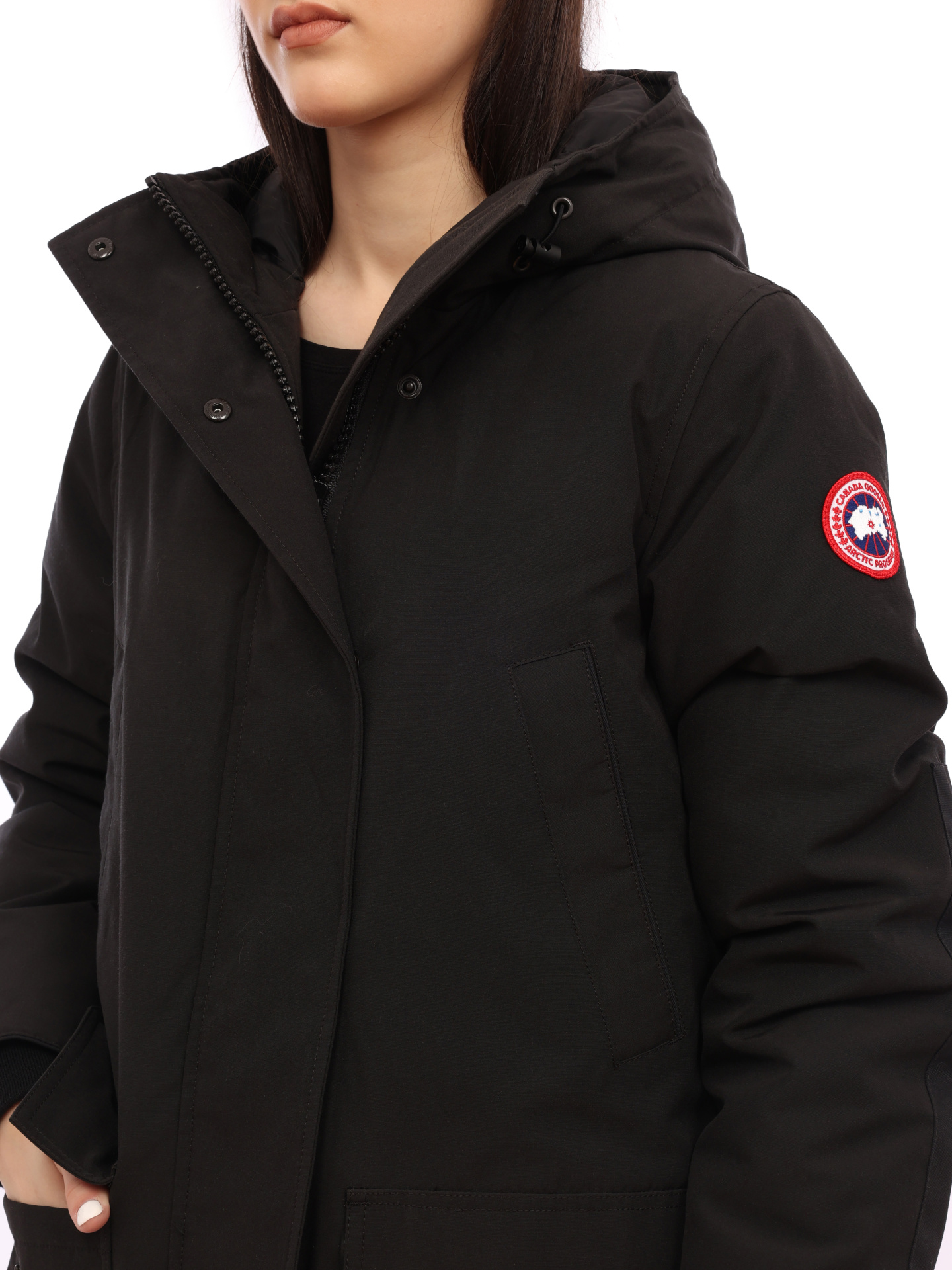 Парка Canada Goose 5807L женская с накладными карманами — купить в интернет-магазине Verdistore