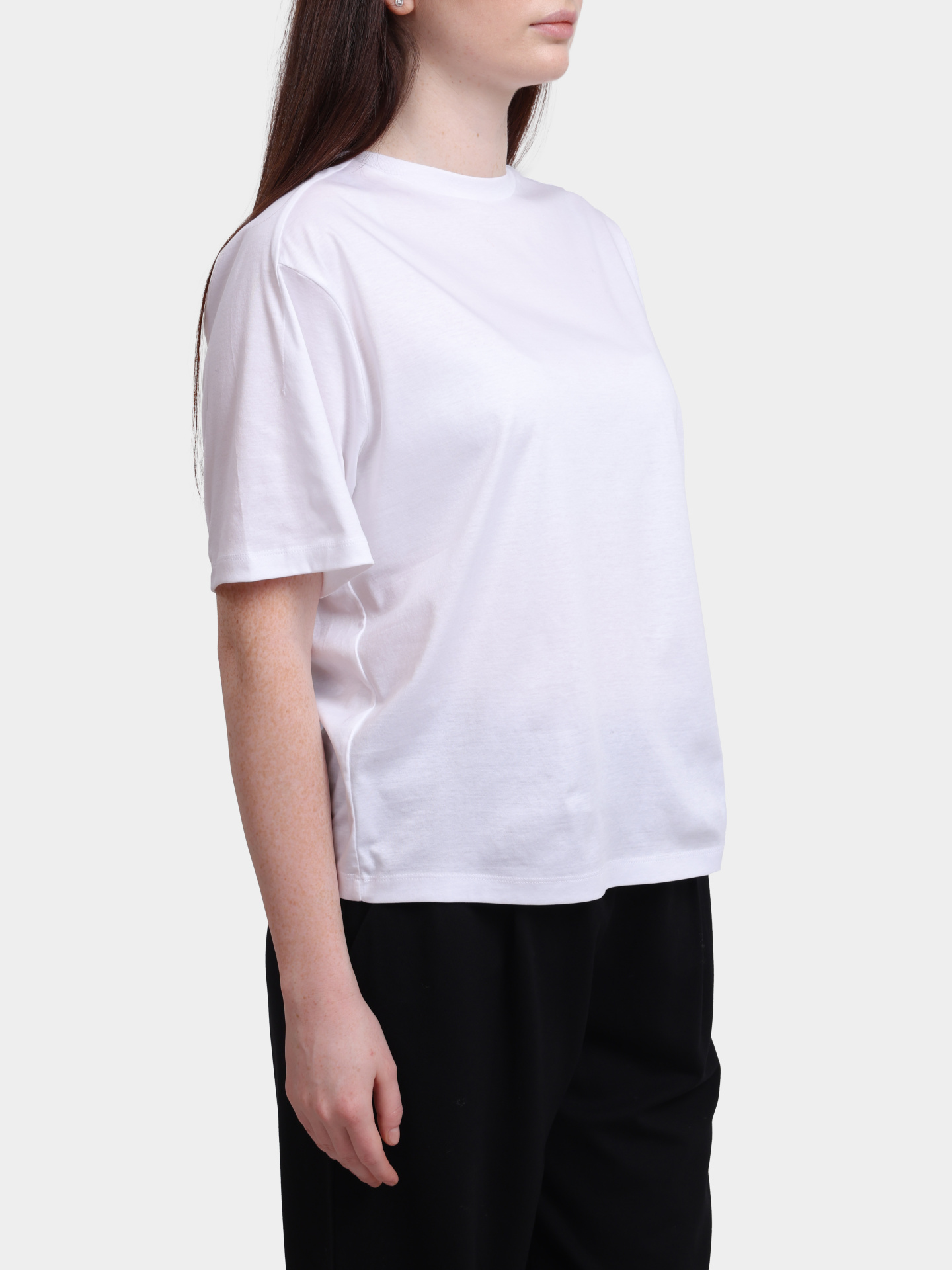 Футболка Herno JG00049DL 52096 1000 хлопковая женская — купить в интернет-магазине Verdistore