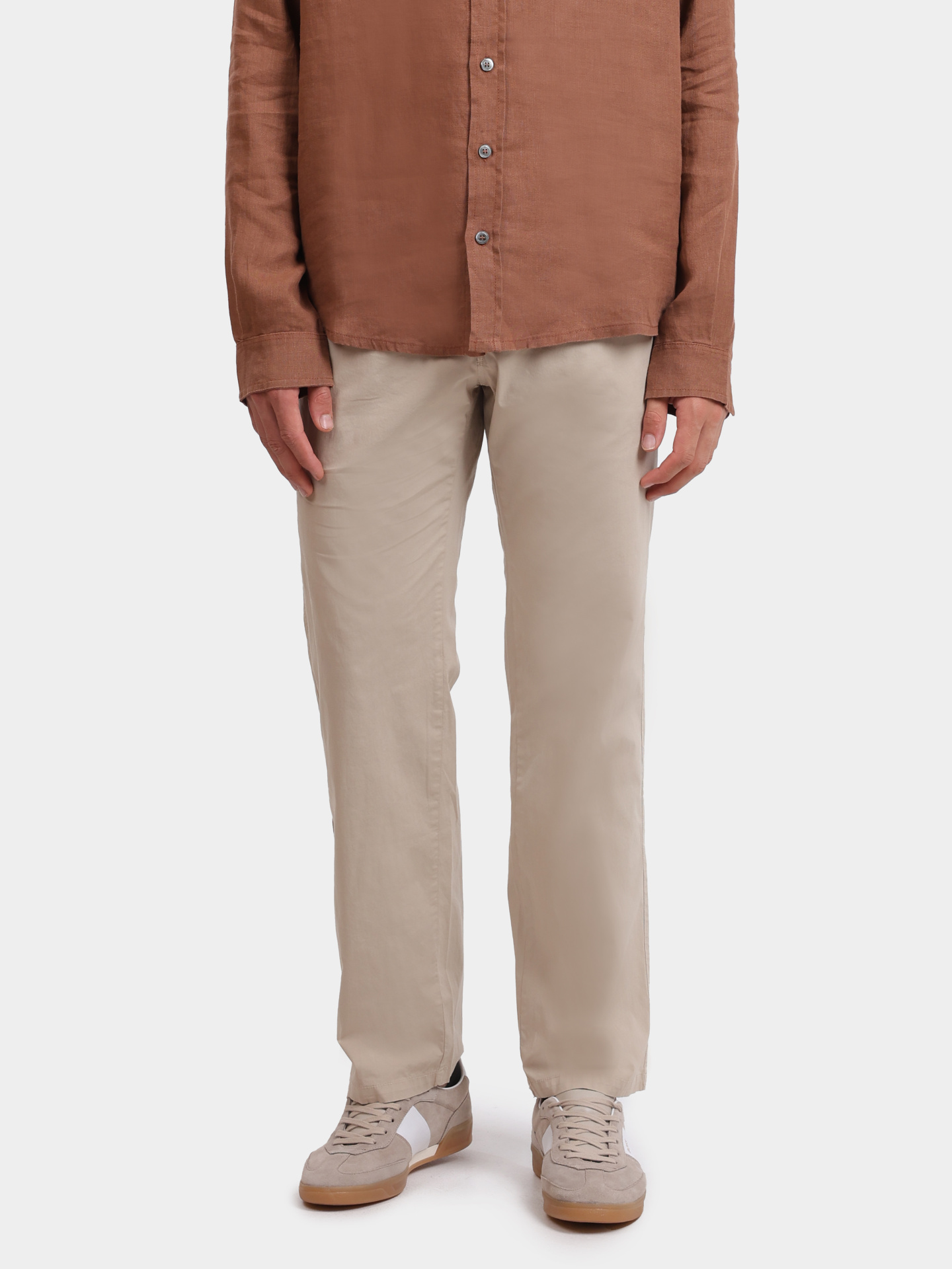 Брюки Saint Barth CAA0001 11 бежевые мужские — купить в интернет-магазине Verdistore