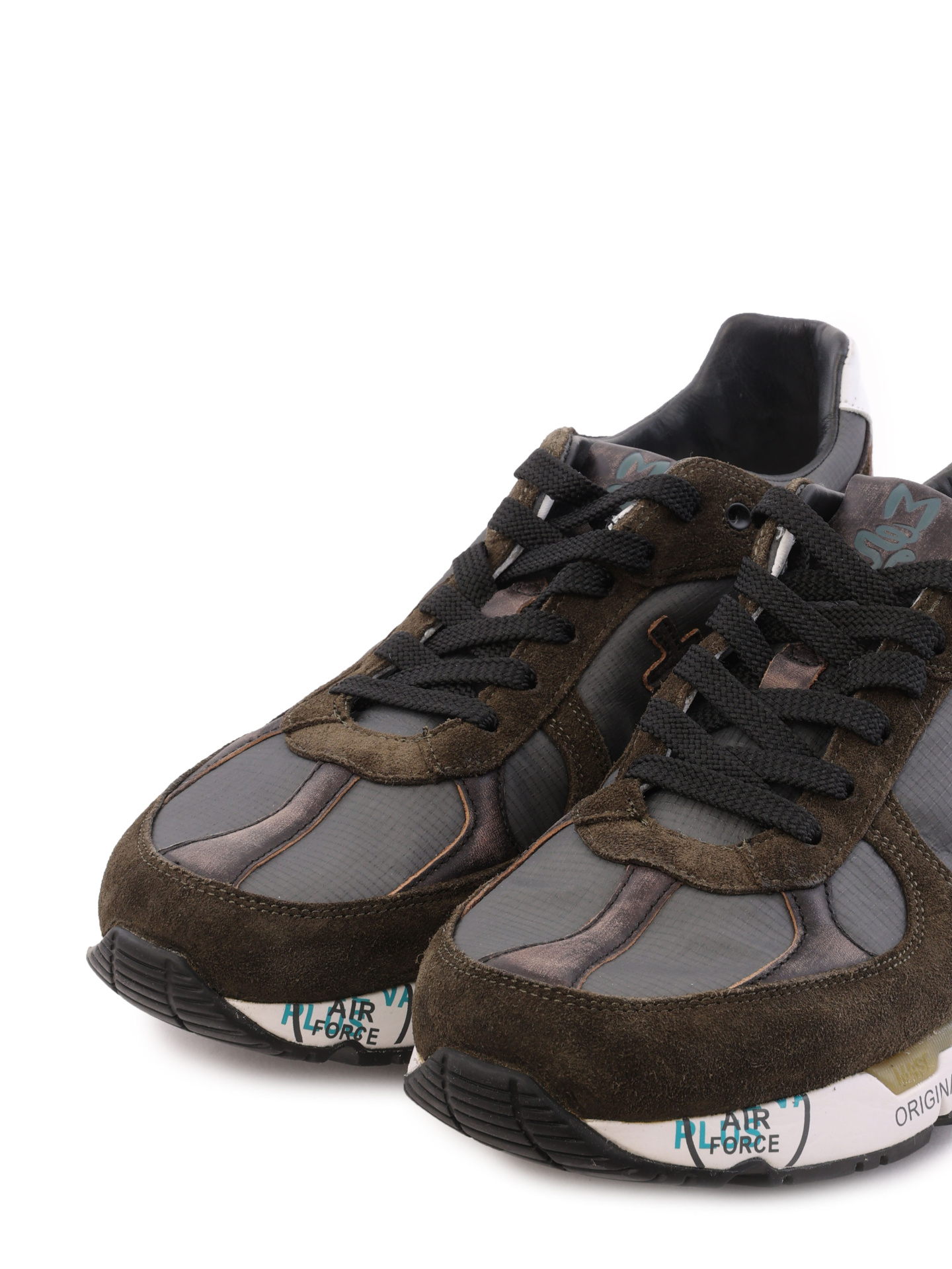 Кроссовки комбинированные с принтом на белой подошве — купить в интернет-магазине Verdistore