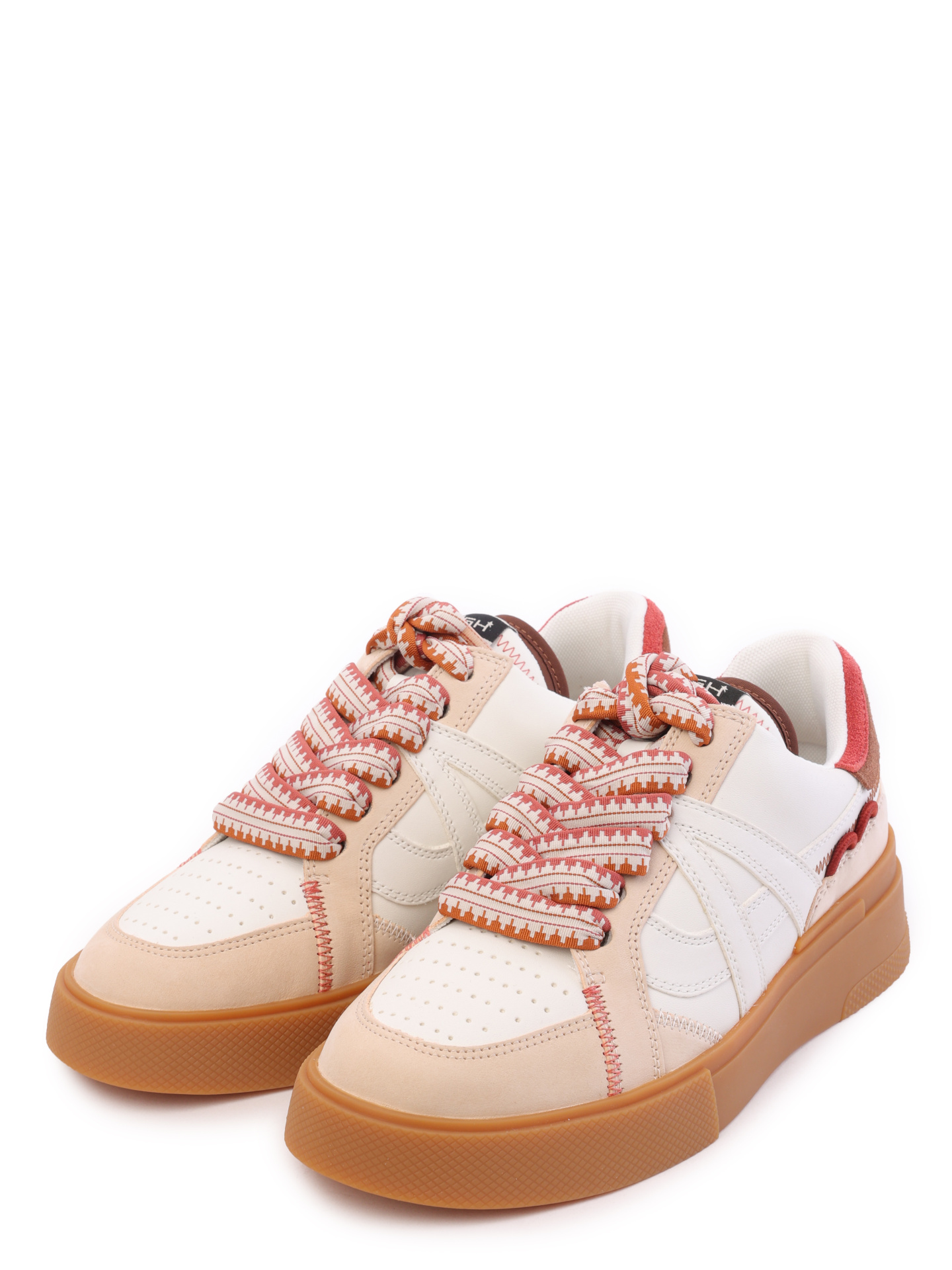 Кеды ASH 9AH.AH130614.T комбинированные женские с контрастными вставками — купить в интернет-магазине Verdistore