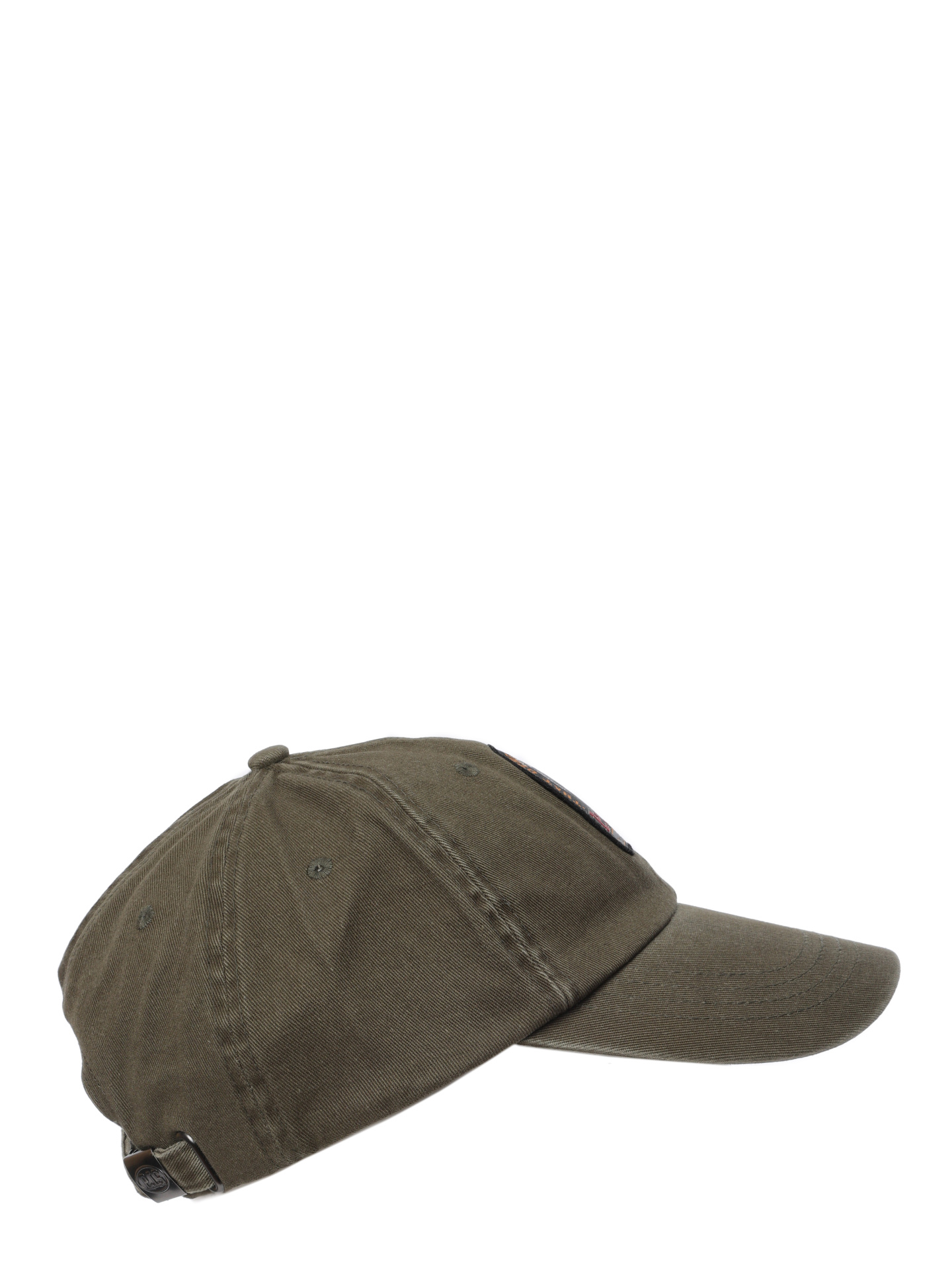 Бейсболка джинсовая коричневая с крупной нашивкой логотипом  — купить в интернет-магазине Verdistore