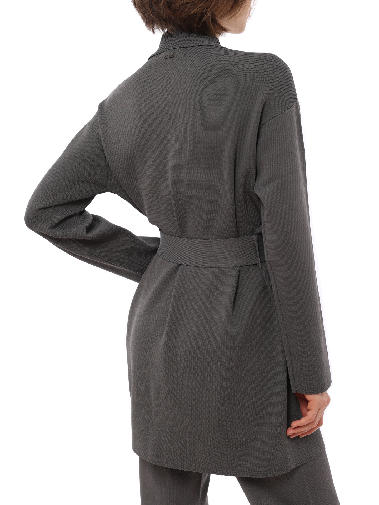 Жакет Armani Exchange 3RYG1F YMH6Z 1894 серый женский из трикотажа — купить в интернет-магазине Verdistore