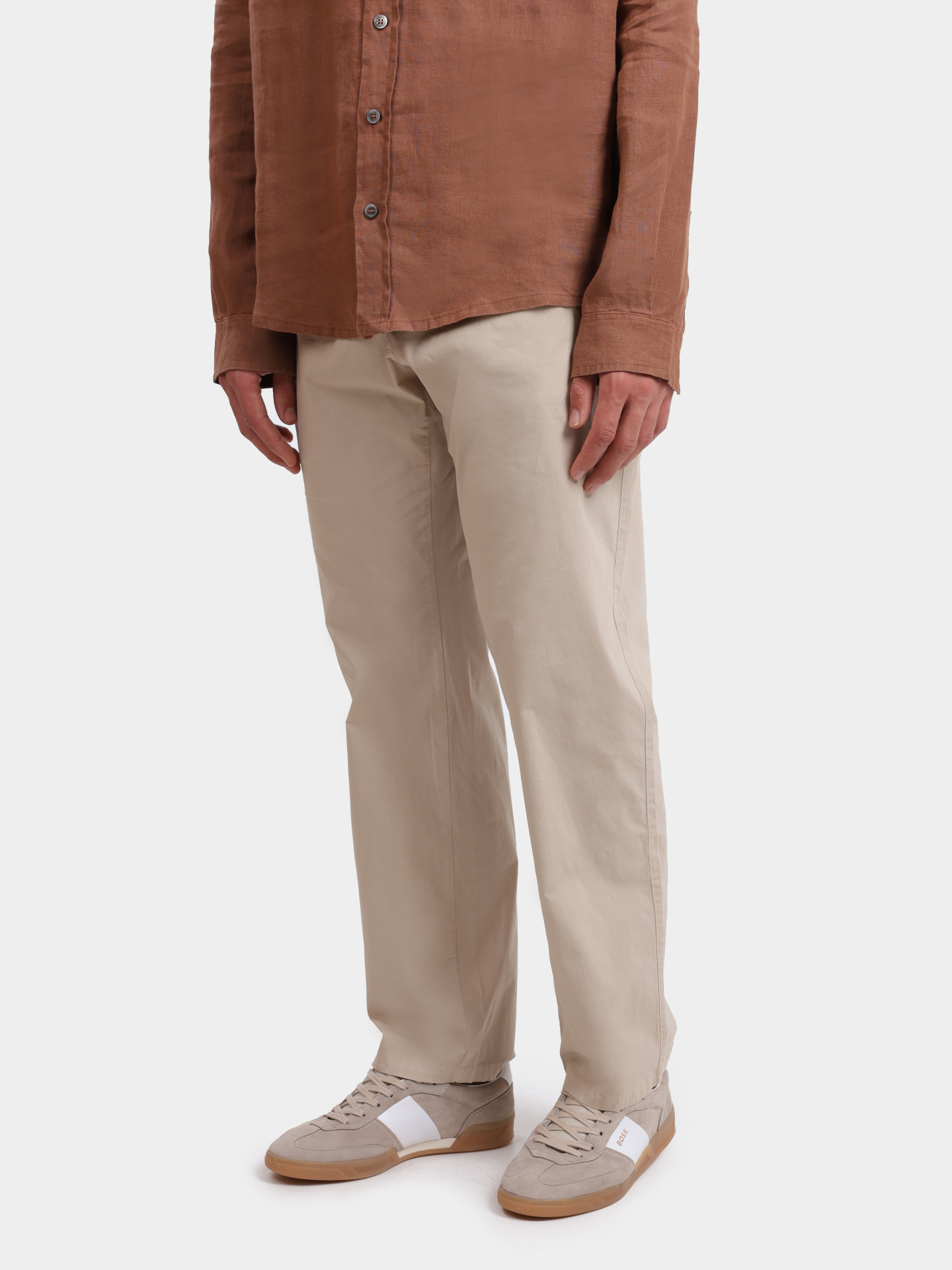 Брюки Saint Barth CAA0001 11 бежевые мужские — купить в интернет-магазине Verdistore