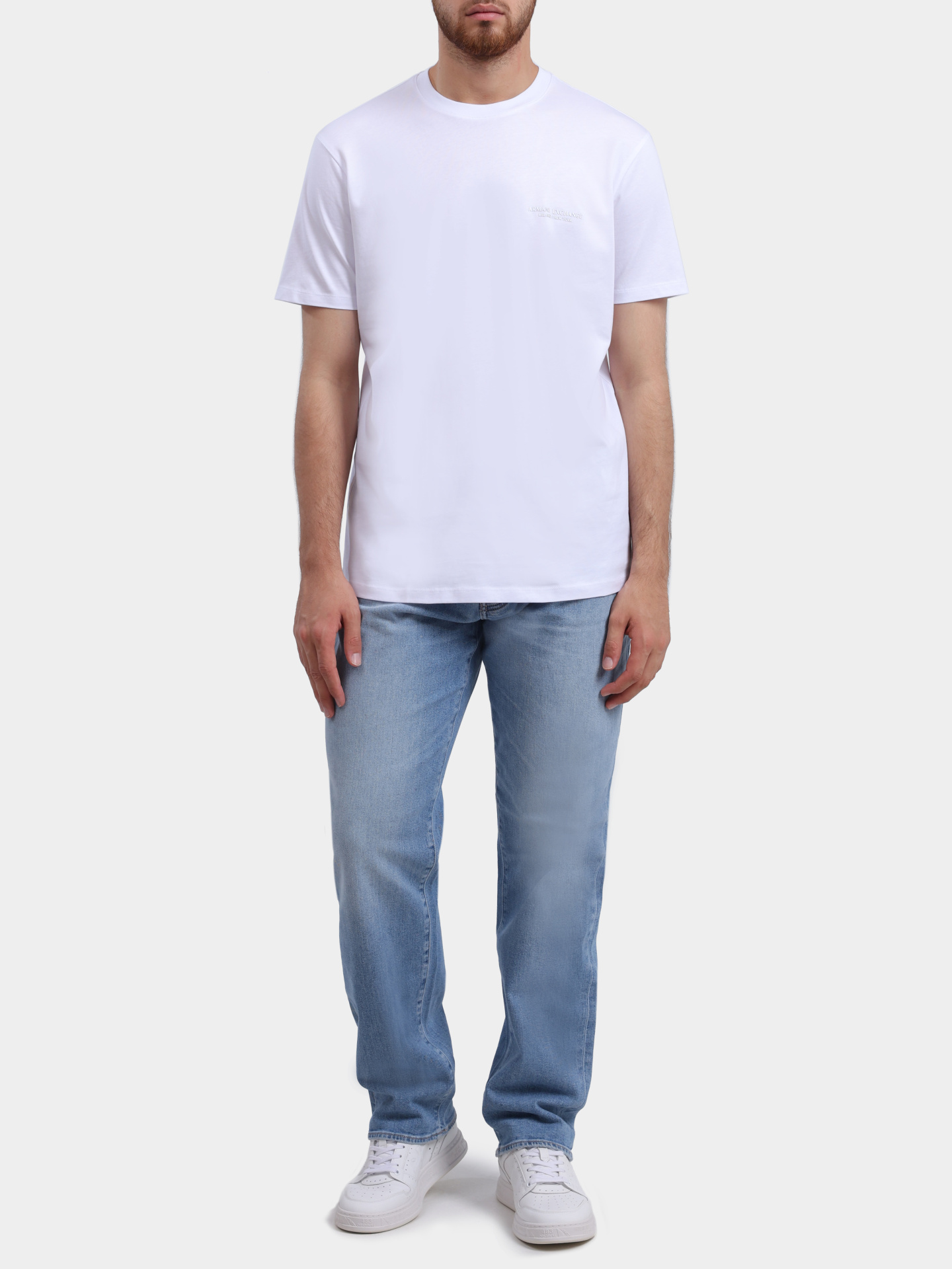 Футболка Armani Exchange XM001281 AF10361 U0002 хлопковая мужская — купить в интернет-магазине Verdistore