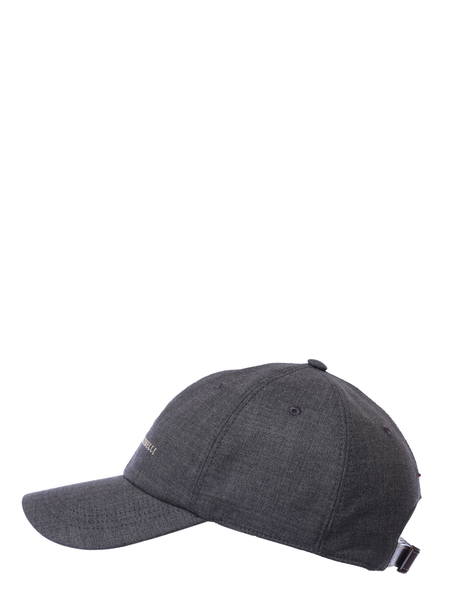 Бейсболка Brunello Cucinelli MB4079850 C013 темно-серая мужская из шерсти — купить в интернет-магазине Verdistore