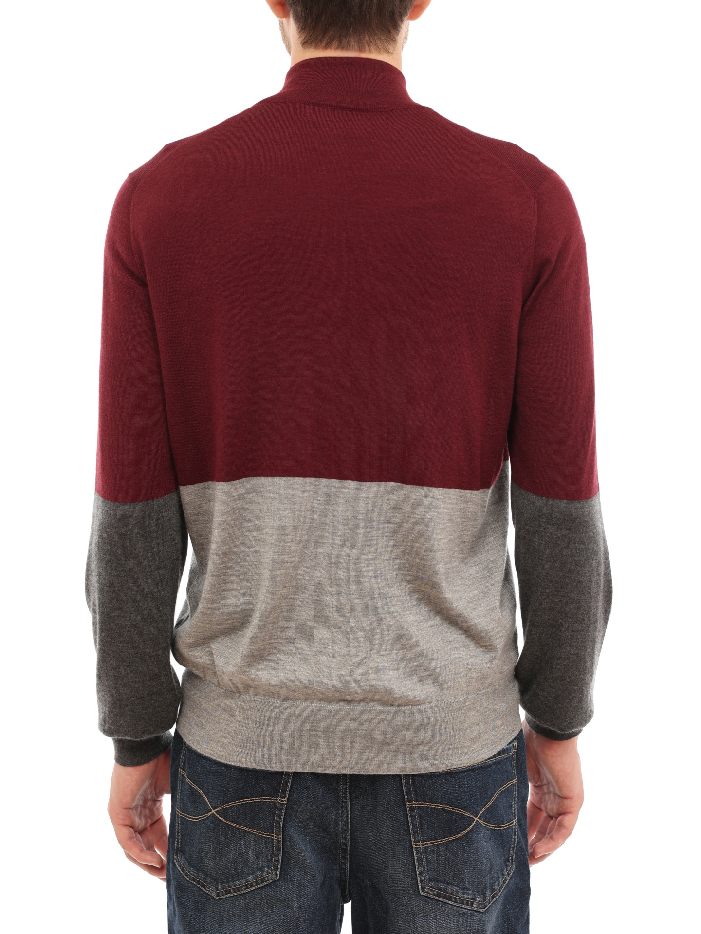 Кардиган Brunello Cucinelli M23800606 CB153 комбинированный мужской — купить в интернет-магазине Verdistore