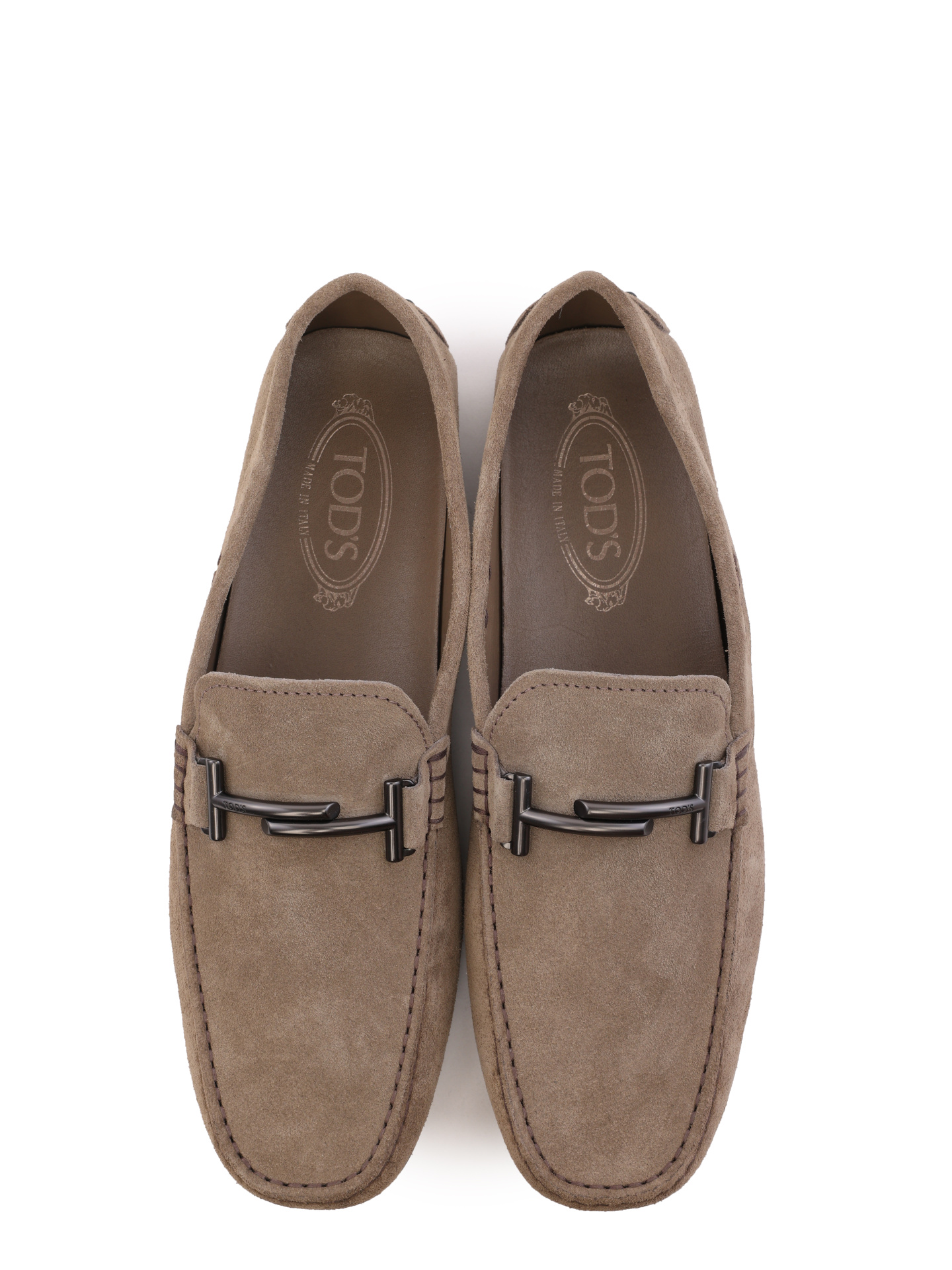 Мокасины бежевые замшеые с приподнятым носком — купить в интернет-магазине Verdistore