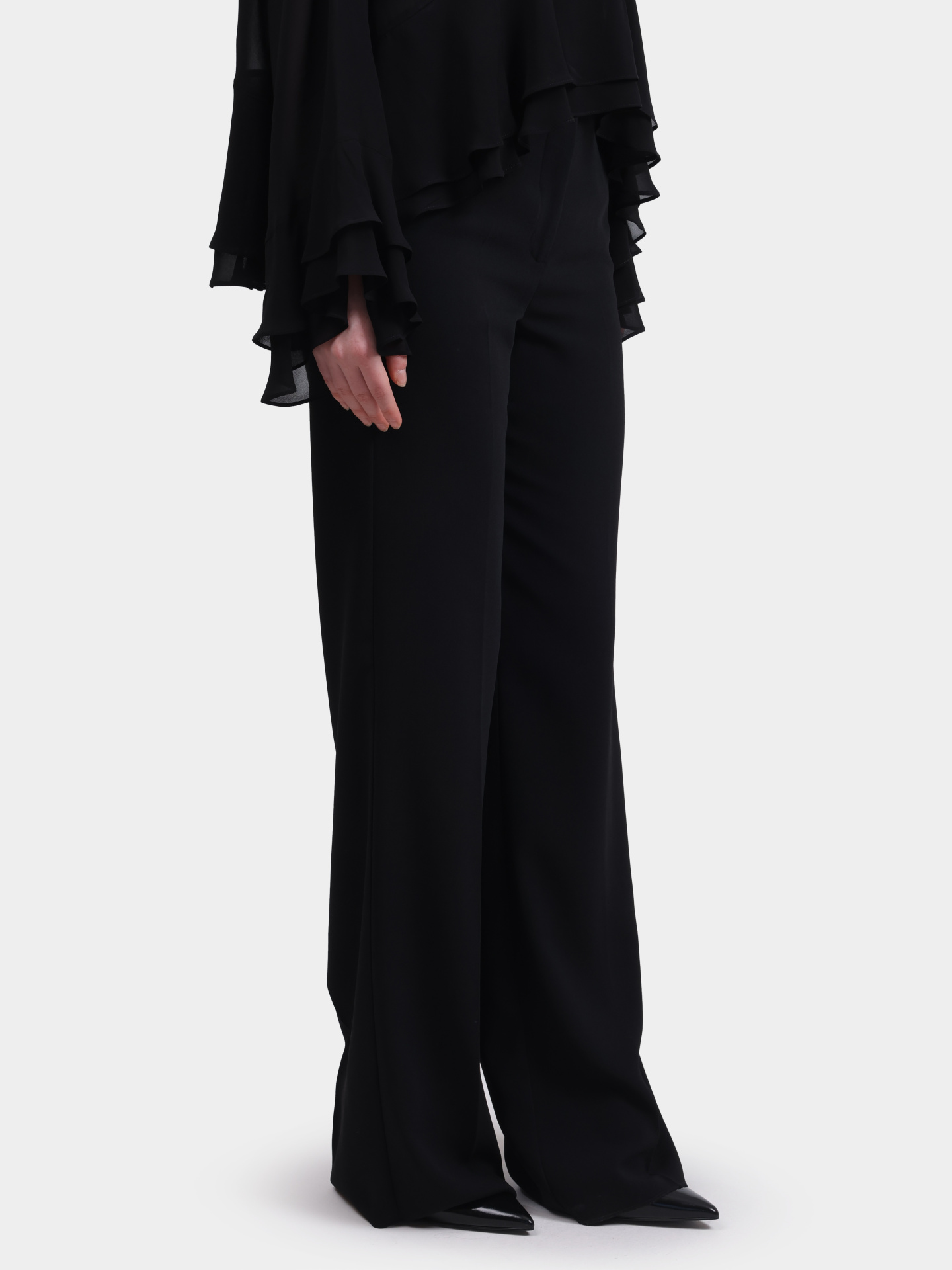 Брюки MARELLA PASCIA 002 черные женские — купить в интернет-магазине Verdistore