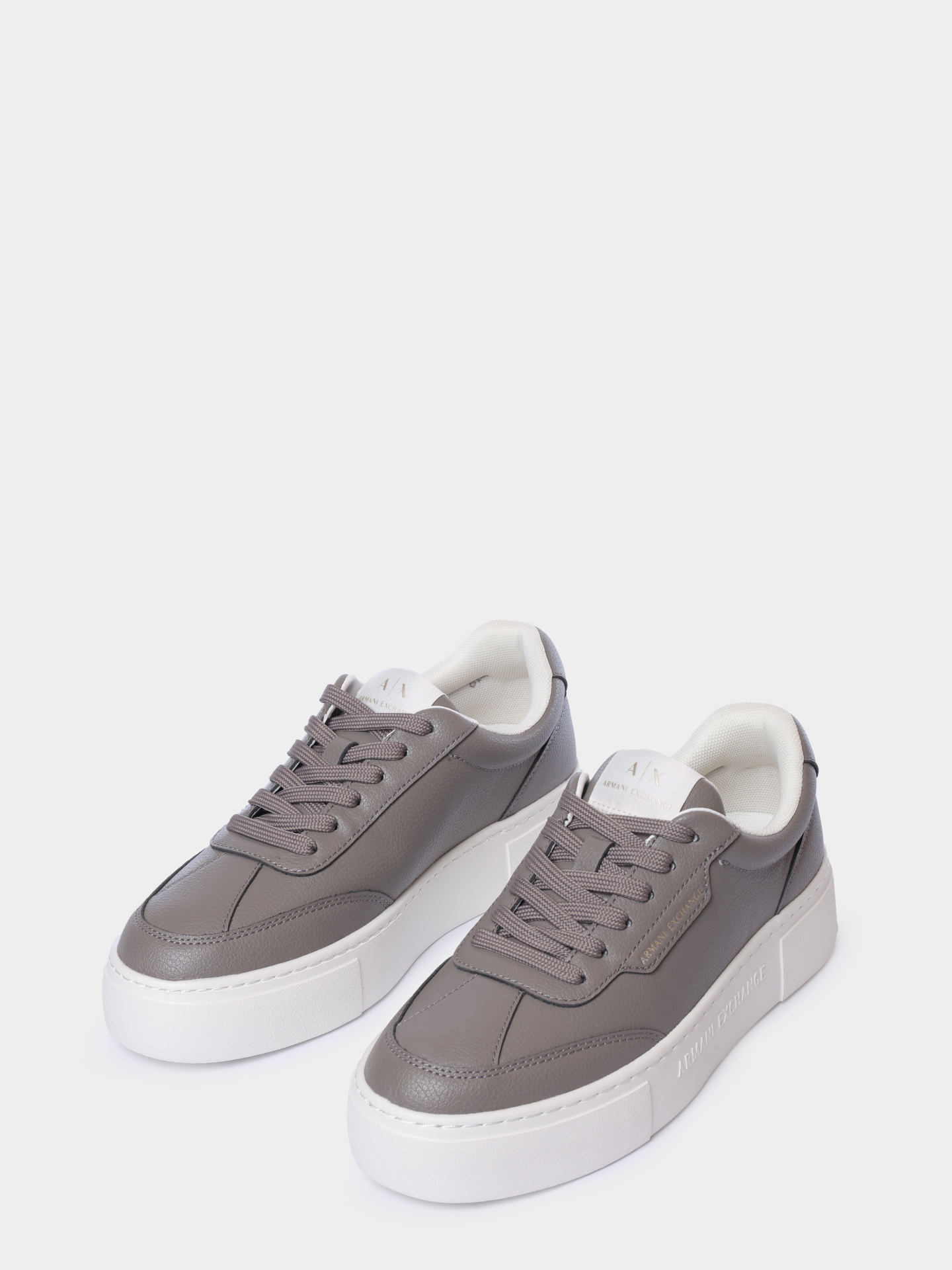 Кеды Armani Exchange XW001662 AF17351 U6242 серые женские — купить в интернет-магазине Verdistore