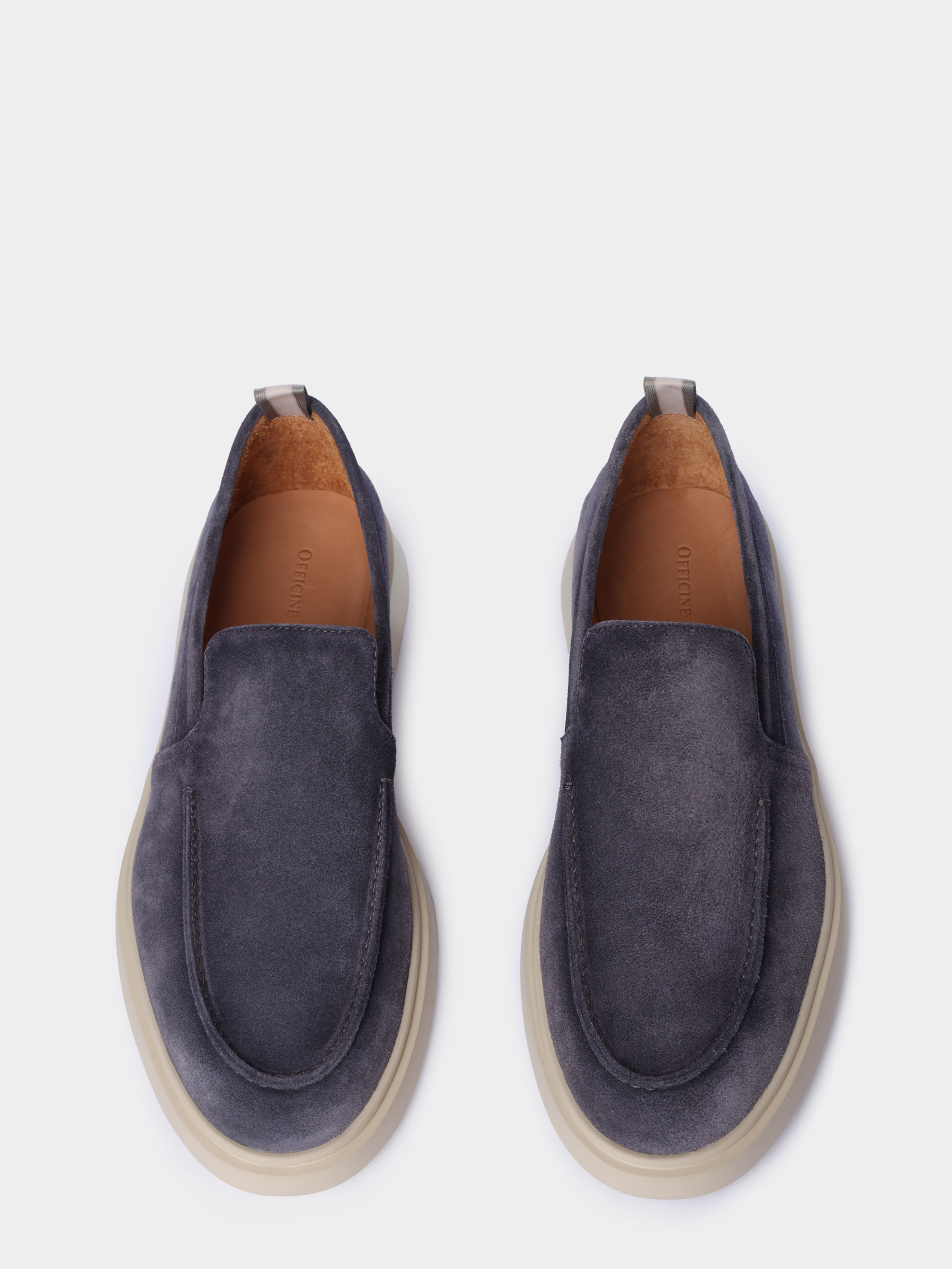 Лоферы Officine Creative OCUBONE002LC146E410 замшевые мужские — купить в интернет-магазине Verdistore