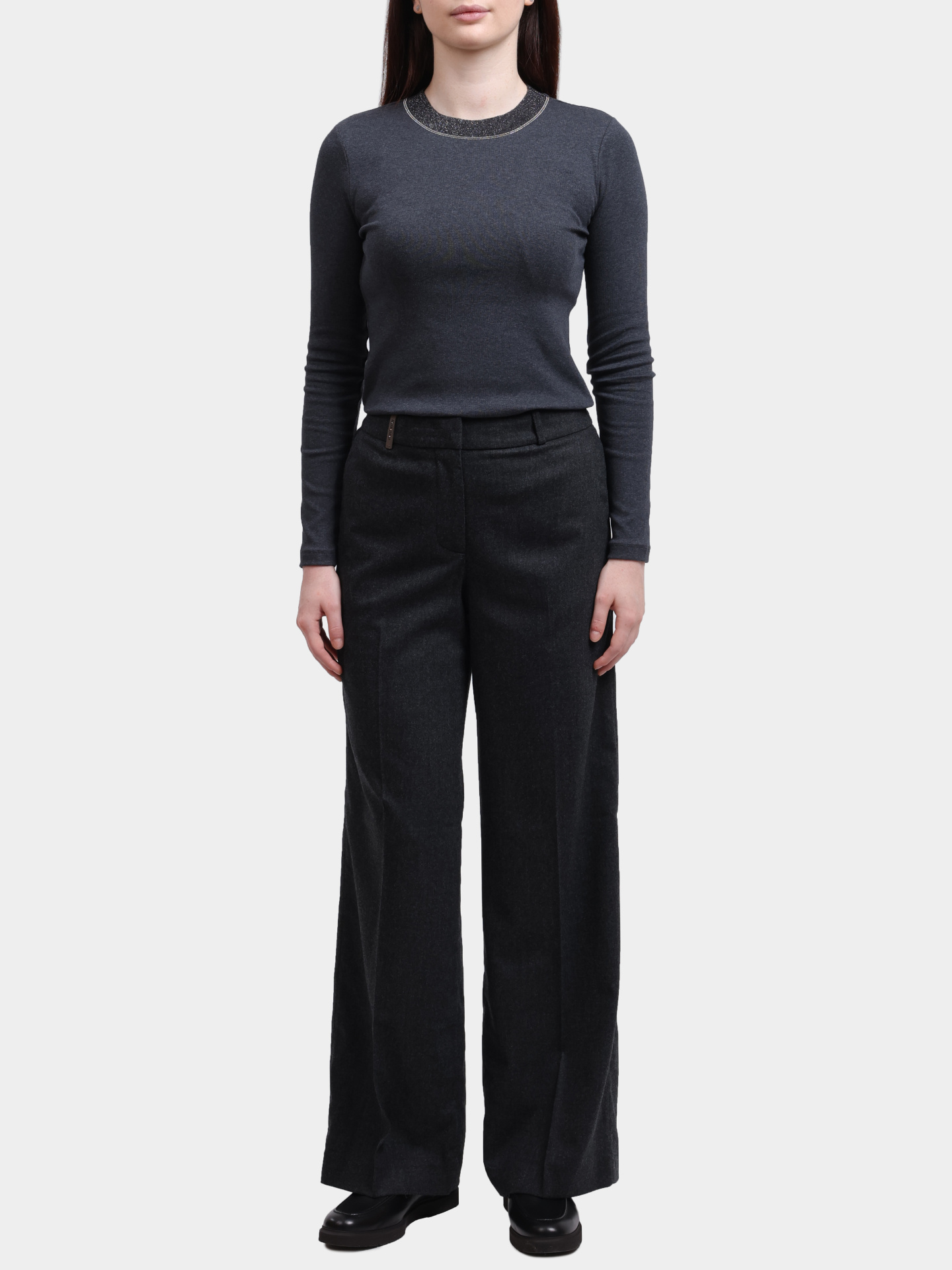 Брюки Peserico P04835 03358 973 шерстяные женские — купить в интернет-магазине Verdistore