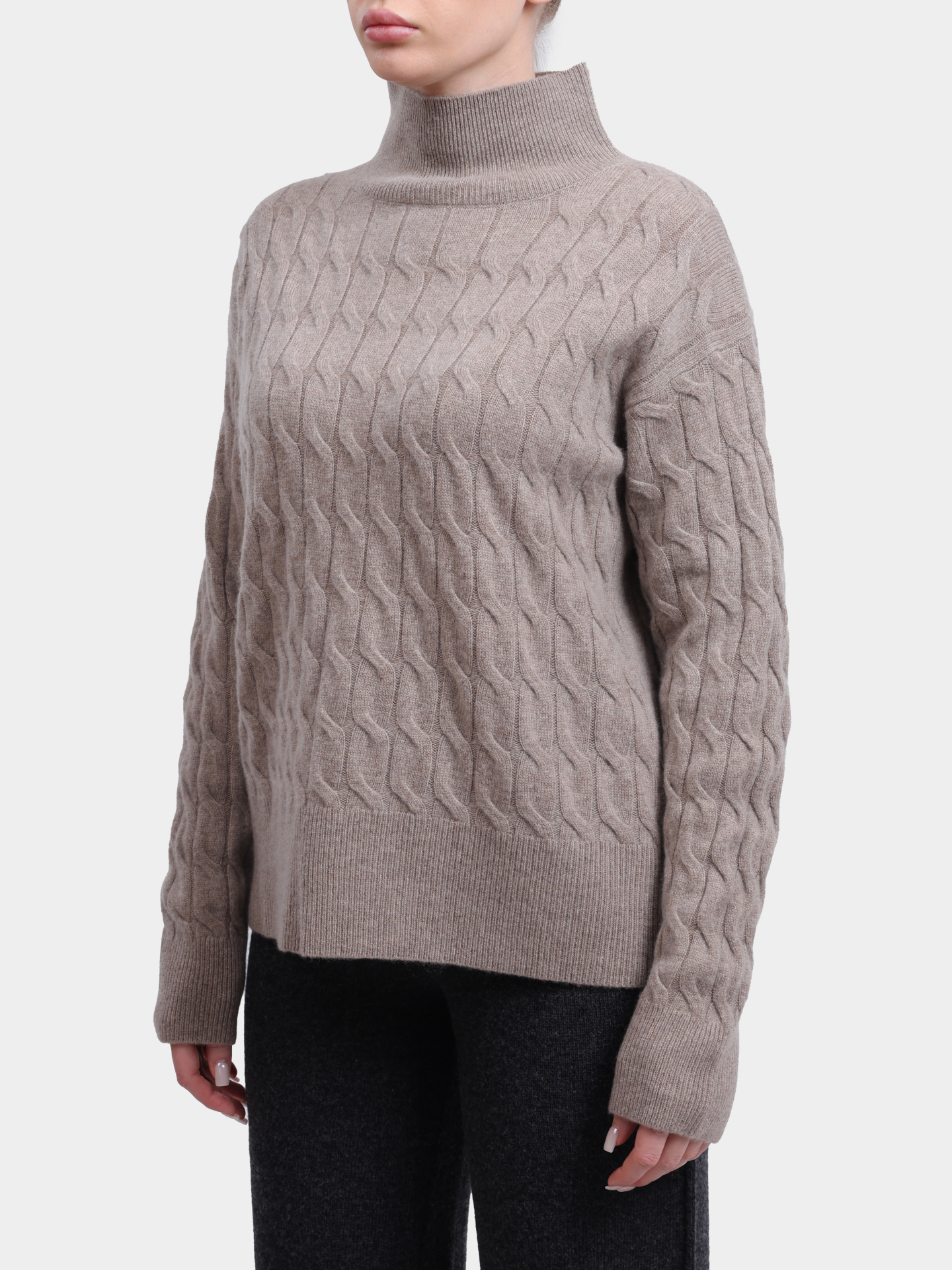 Свитер AEREO 002 бежевый женский — купить в интернет-магазине Verdistore