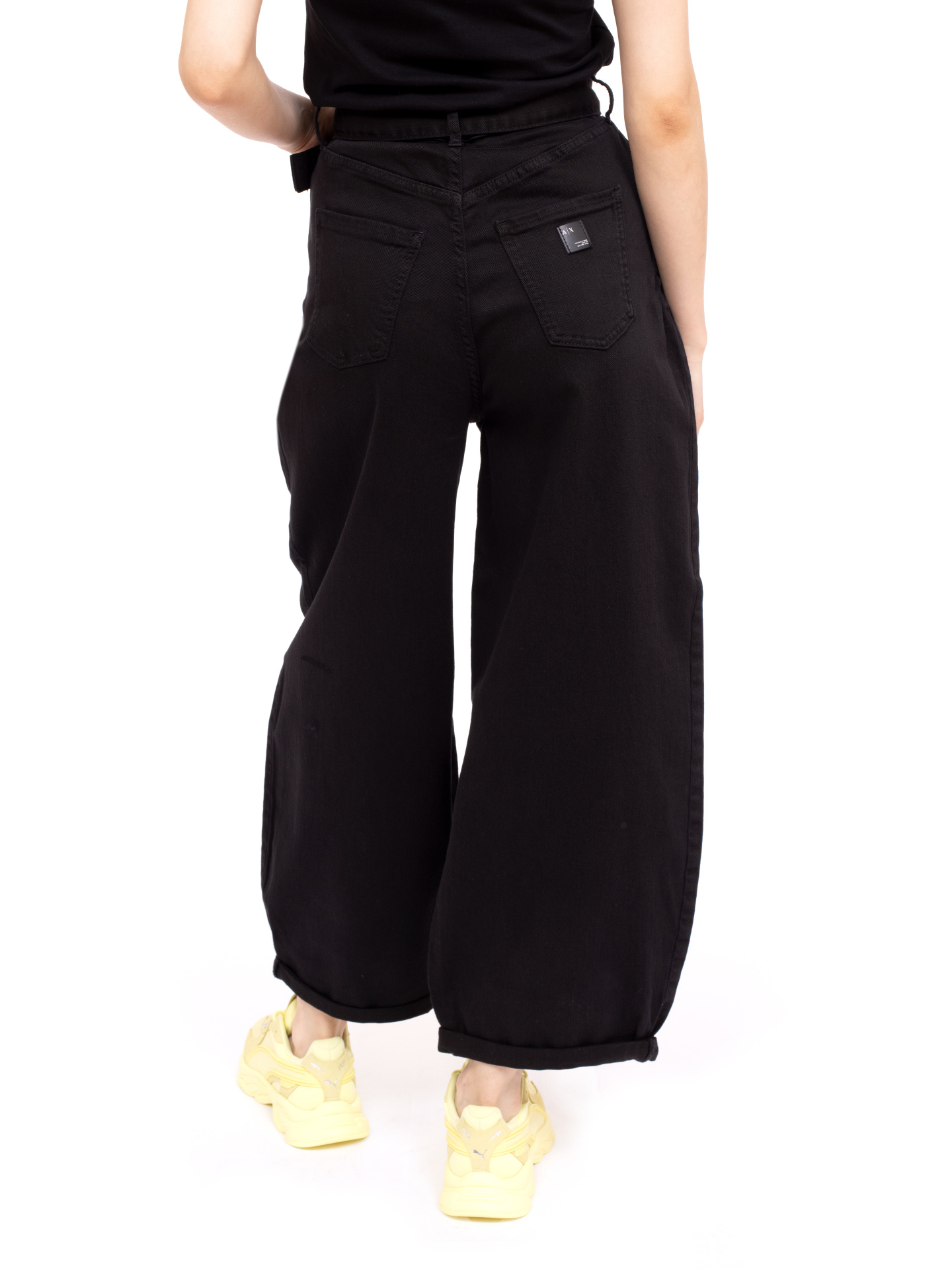 Джинсы Armani Exchange 3KYJ74 YNSQZ 1200 укороченные женские с ремешком — купить в интернет-магазине Verdistore