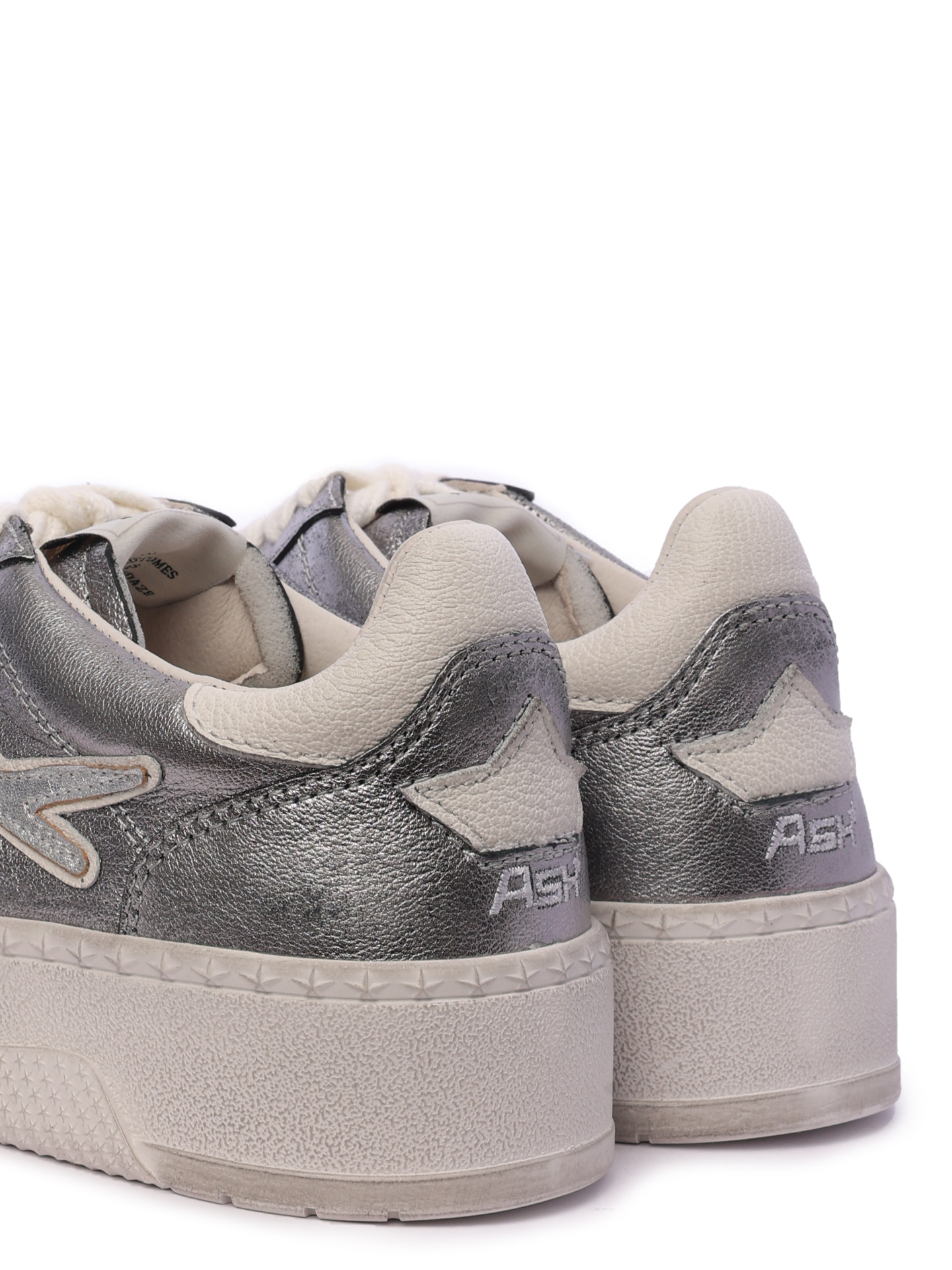 Кеды ASH 0AH.AH137024.T серебристые женские из кожи — купить в интернет-магазине Verdistore