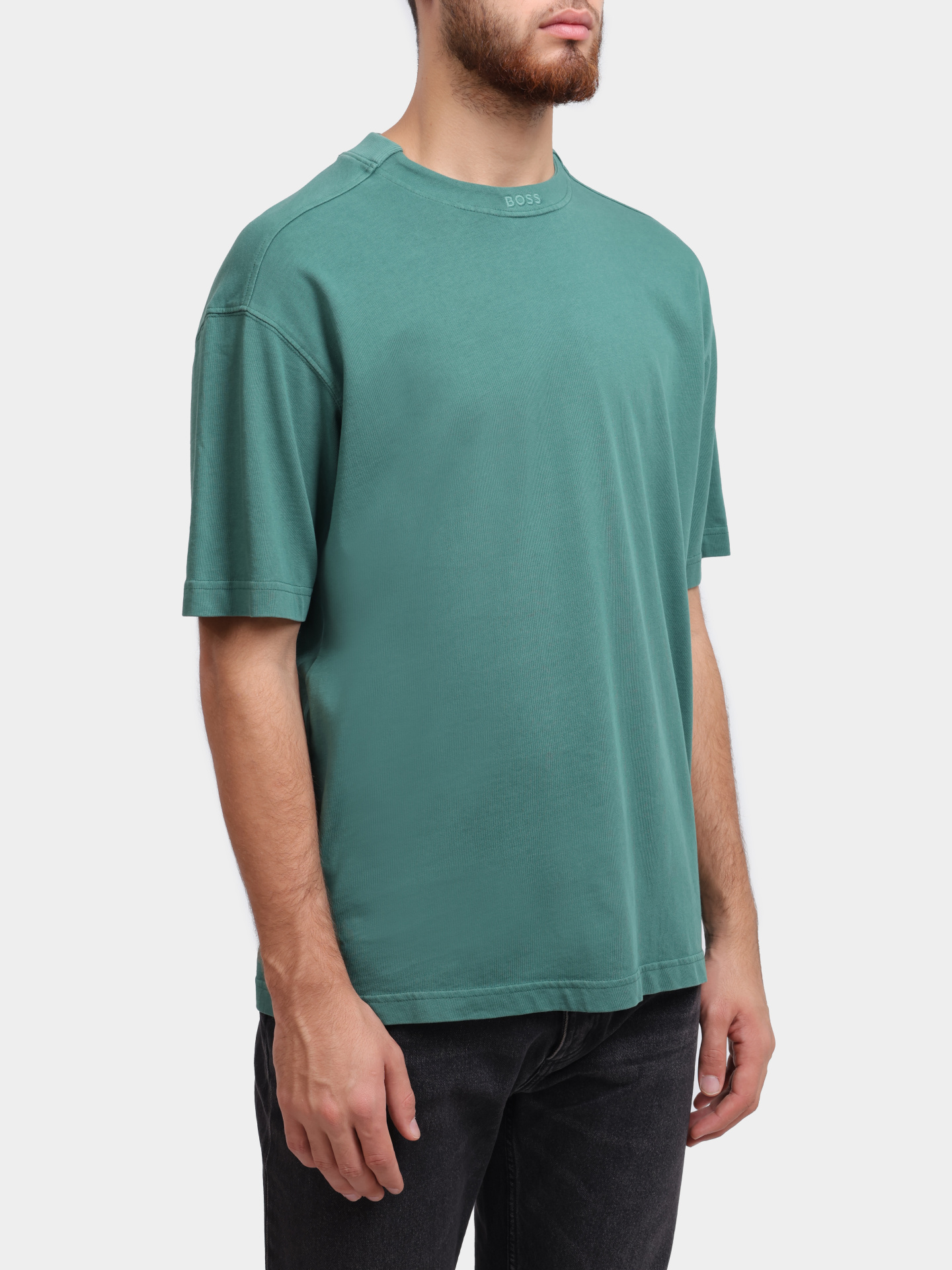 Футболка Boss 50521805 343 хлопковая мужская — купить в интернет-магазине Verdistore