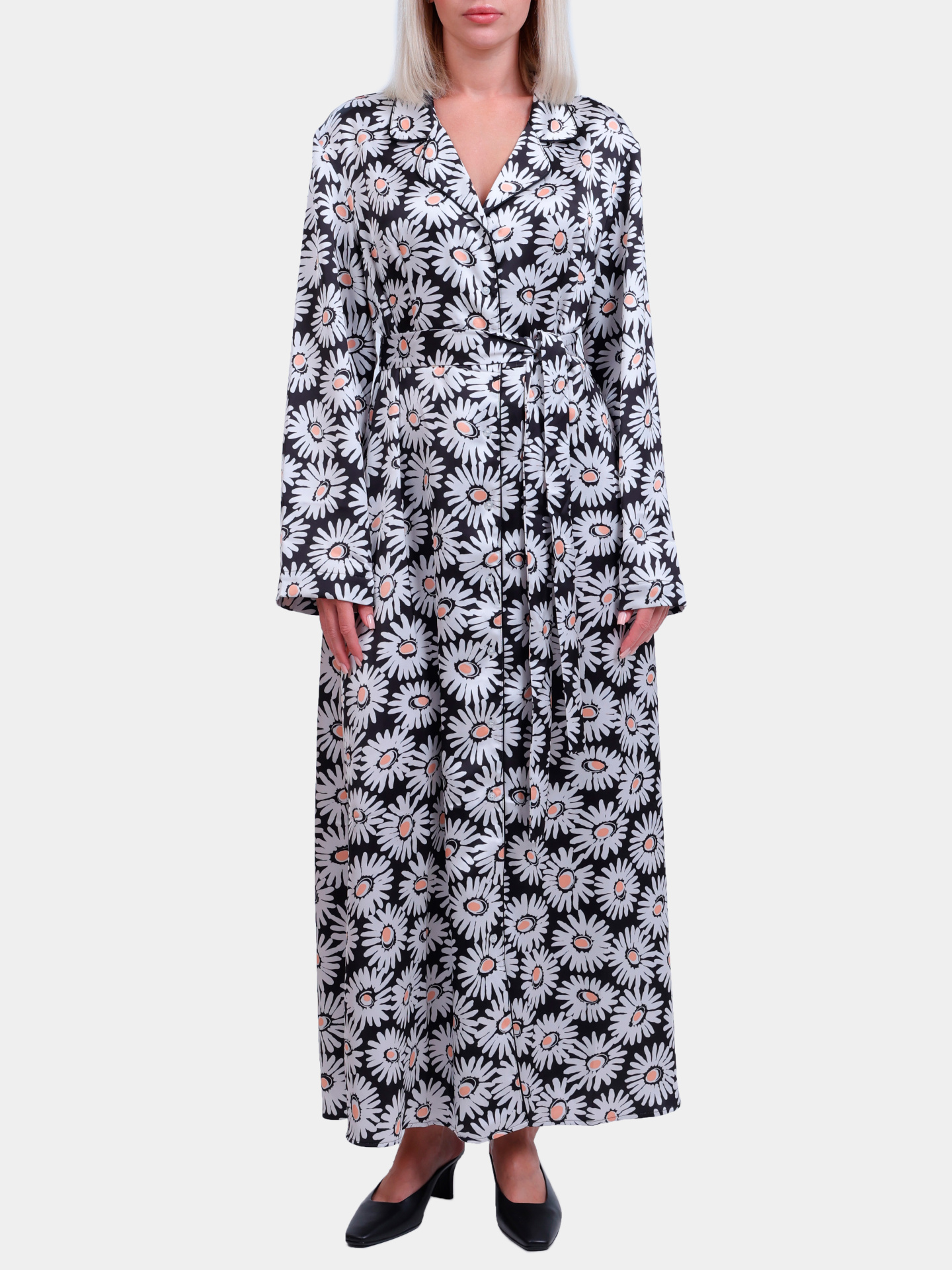 Платье Hugo 50537014 979 женское с цветочным принтом — купить в интернет-магазине Verdistore