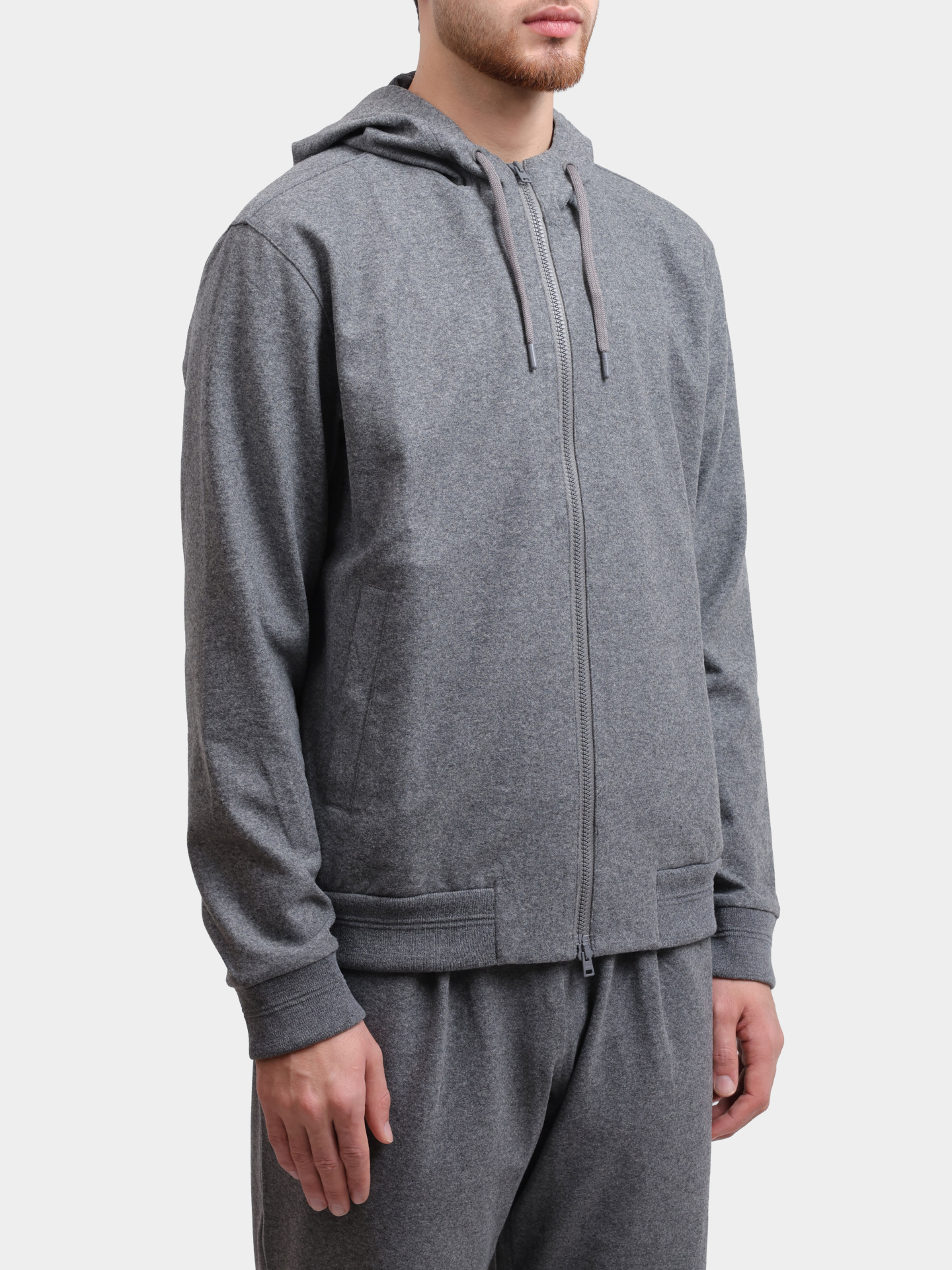 Мастерка Herno JC000071U 56034 9487 светло-серая мужская — купить в интернет-магазине Verdistore