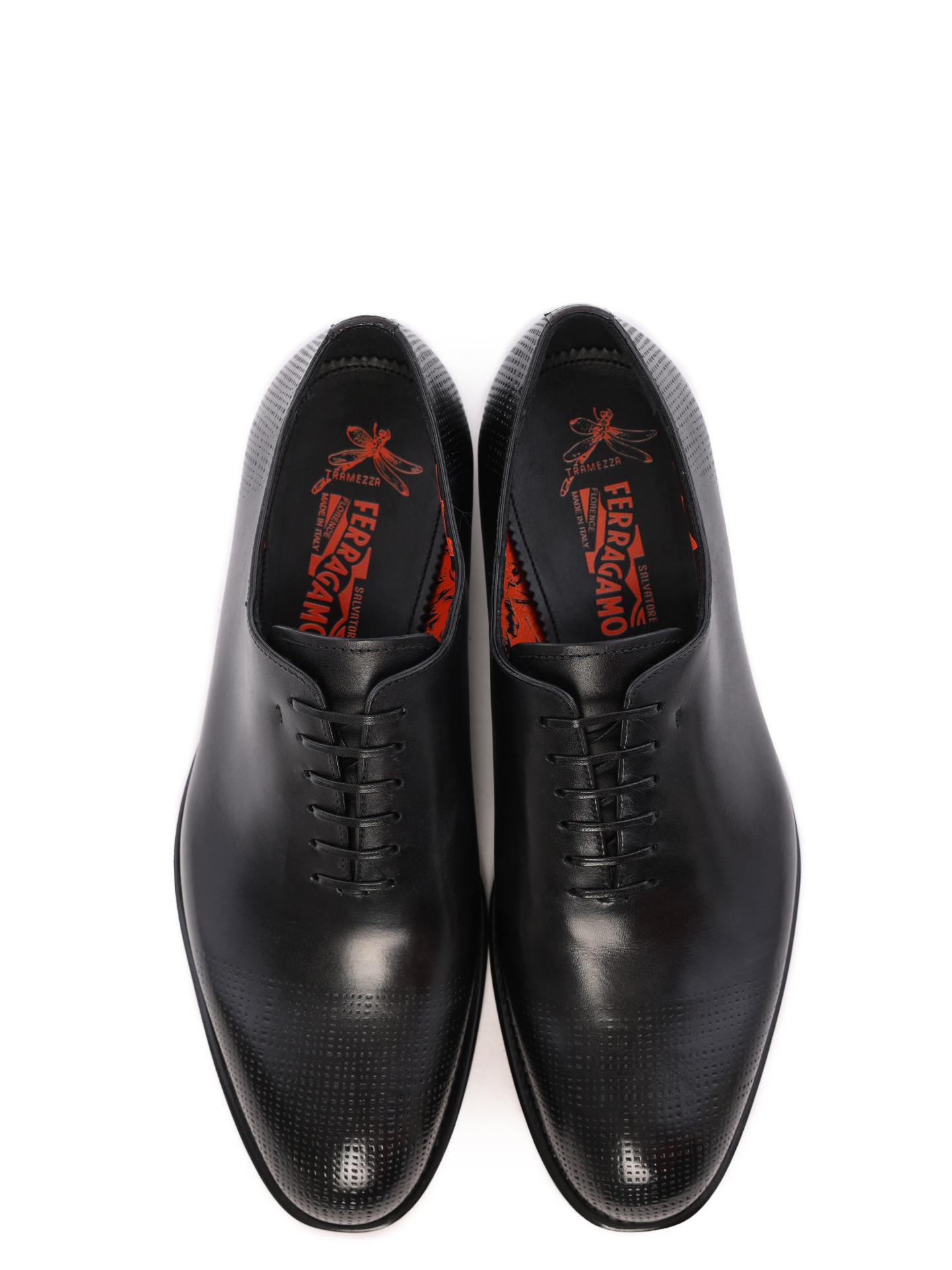 Оксфорды Z-07486613E кожаные с перфорацией сзади и на носке — купить в интернет-магазине Verdistore