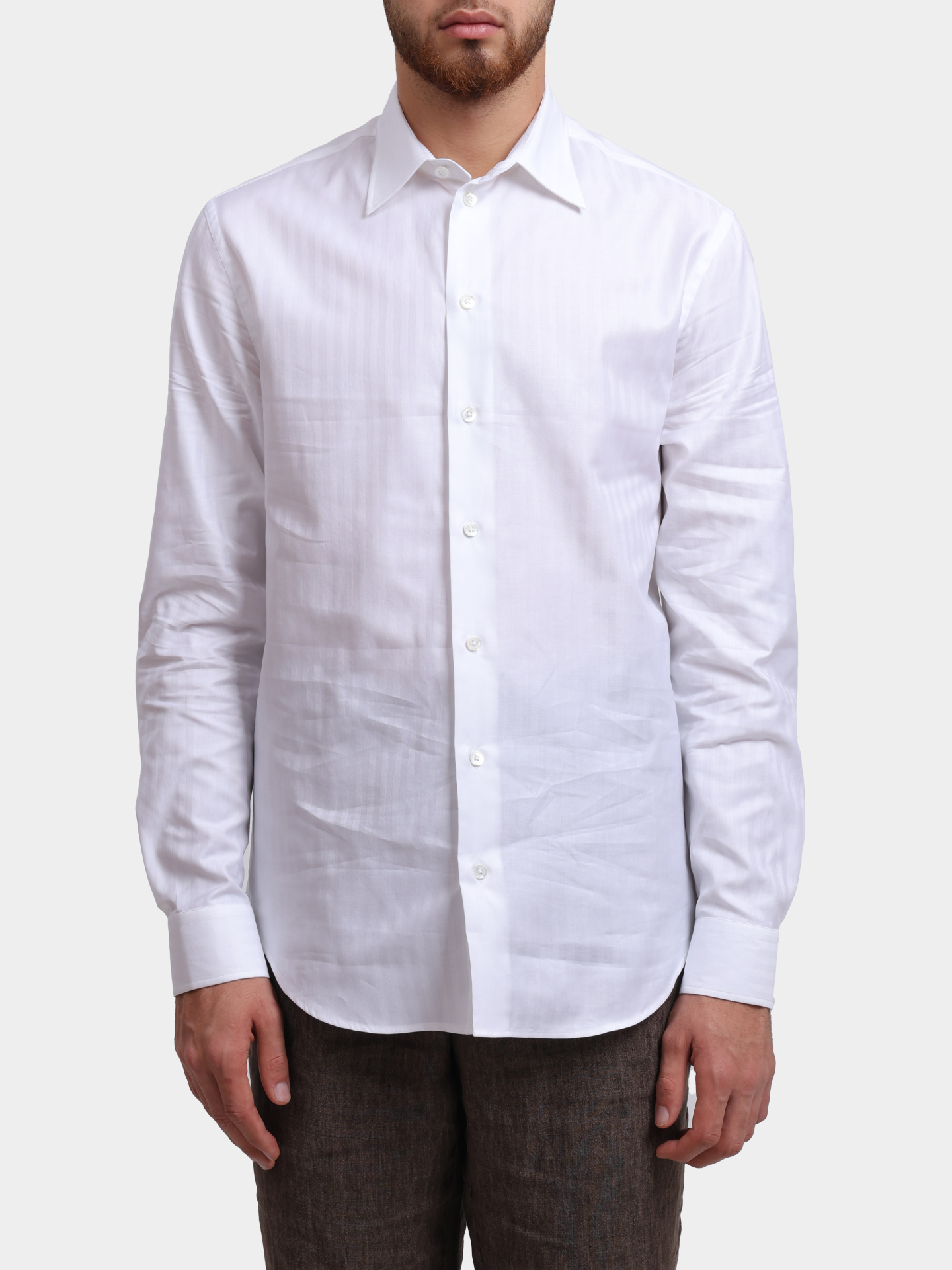 Рубашка Emporio Armani EM000099 TE16909 F0015 хлопковая мужская — купить в интернет-магазине Verdistore