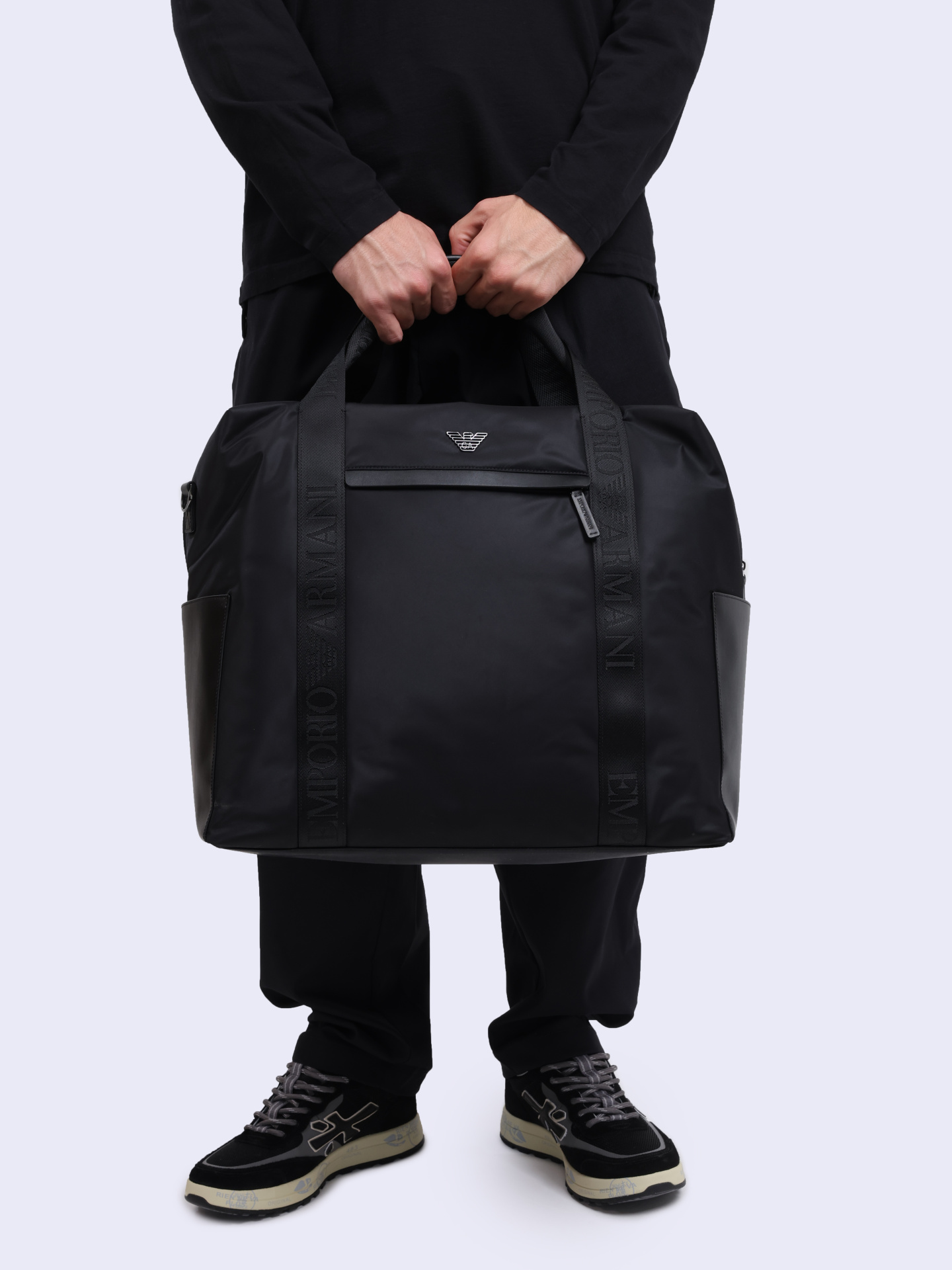 Сумка Emporio Armani EM001802 AF13454 UC001 черная мужская — купить в интернет-магазине Verdistore