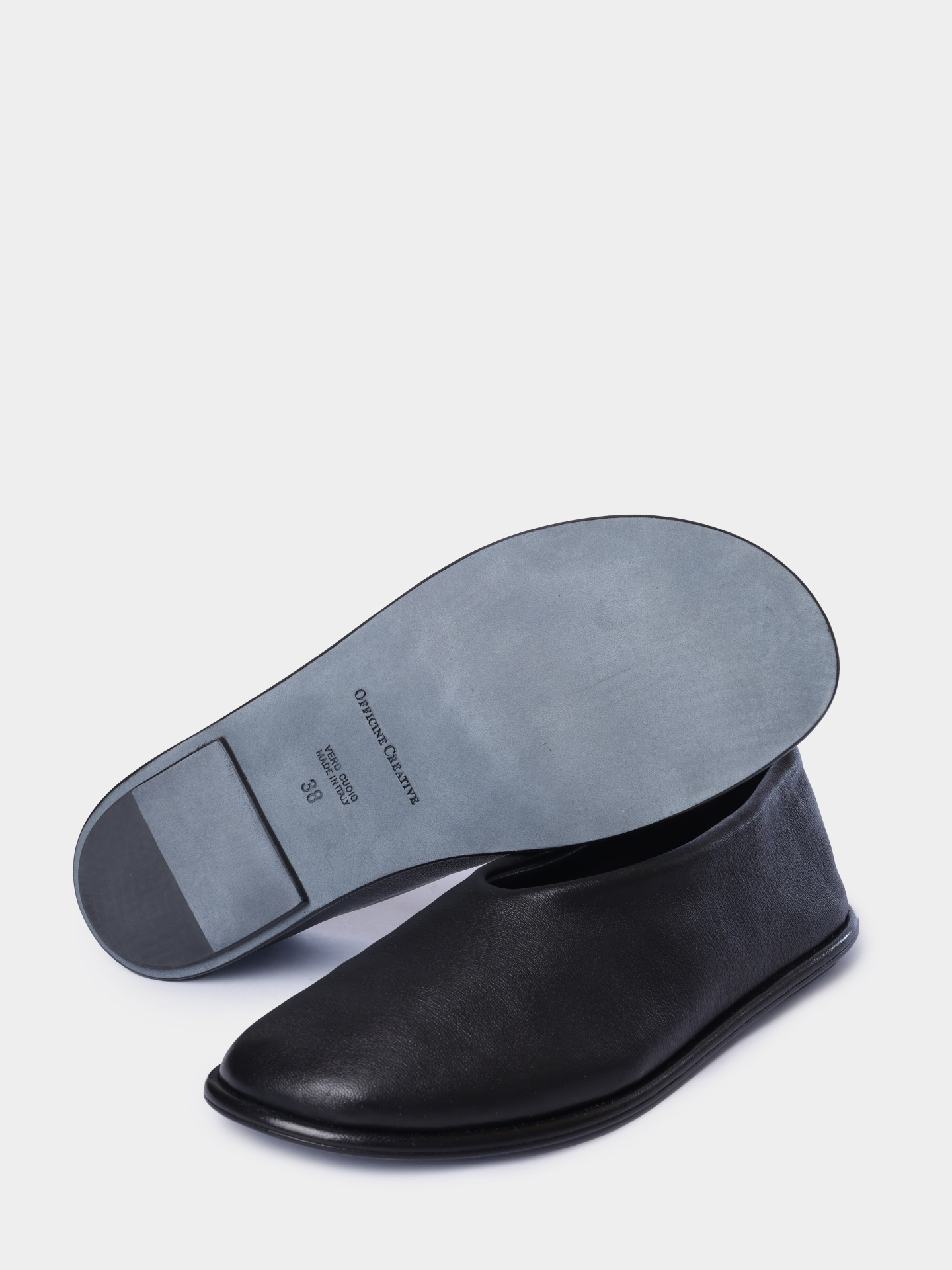 Балетки Officine Creative OCDFONTO010GUA141000 черные женские — купить в интернет-магазине Verdistore